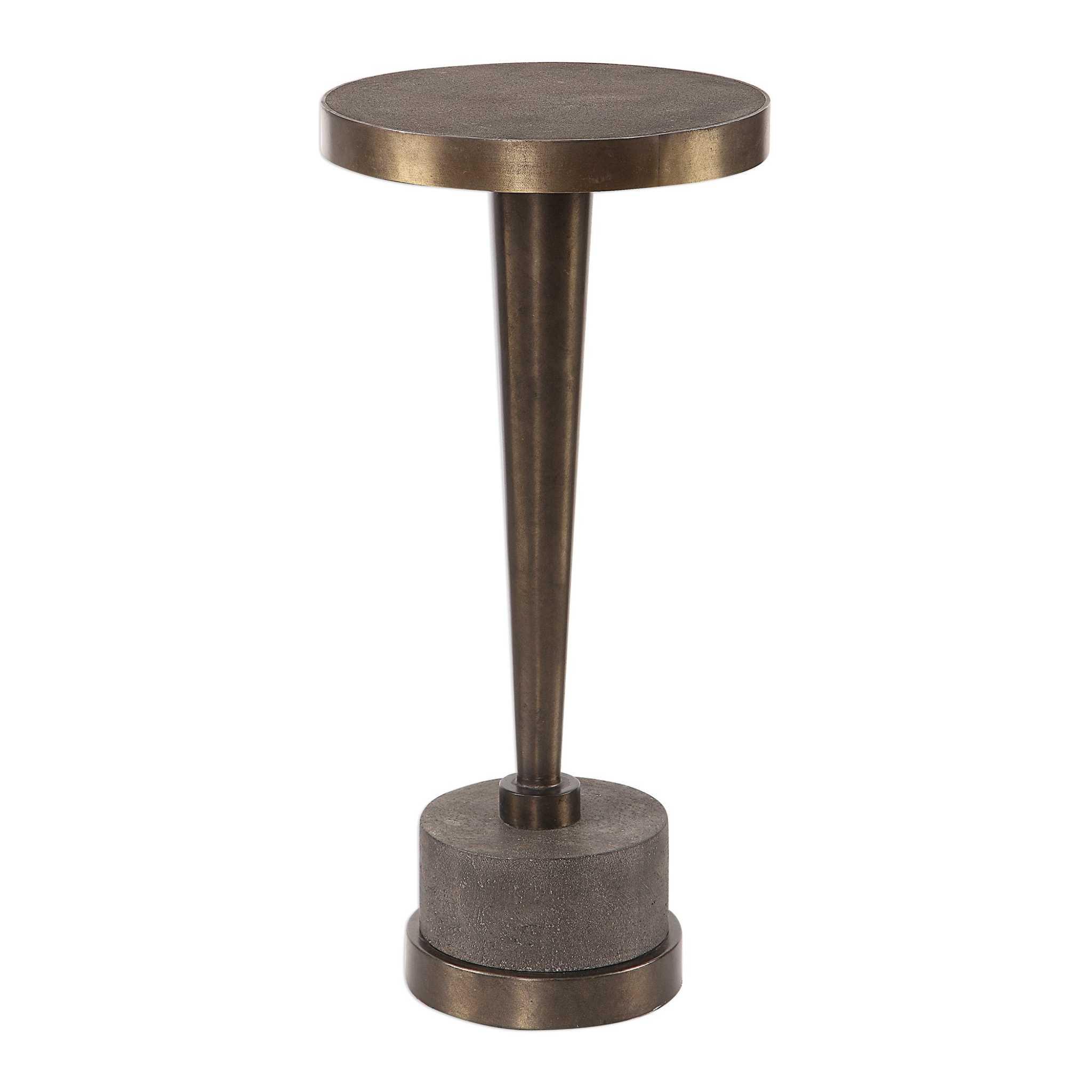 MASIKA BRONZE ACCENT TABLE - Remutear