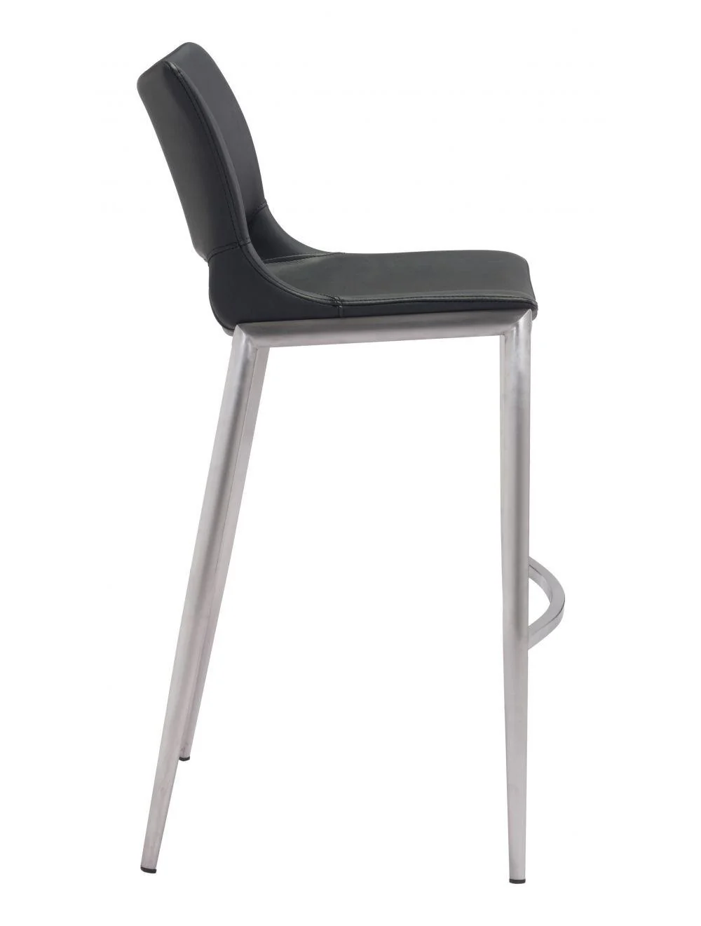 Ace Bar Chair (Set of 2) Black & Silver - Remutear