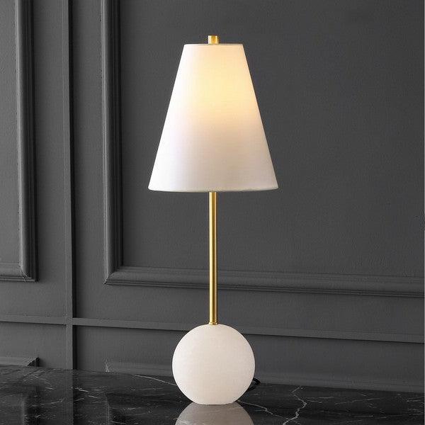 GENESIS ALABASTER AND METAL TABLE LAMP - Remutear