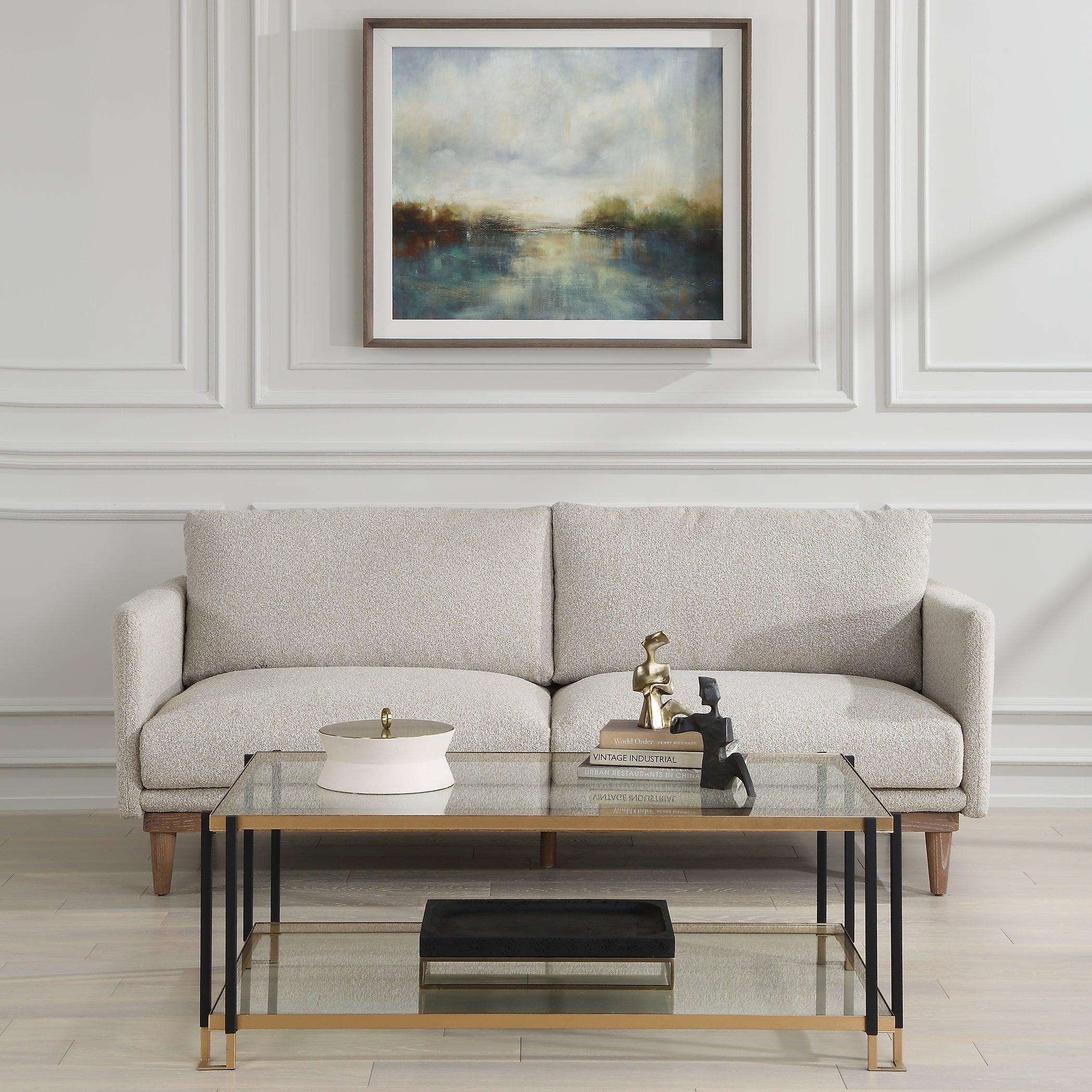 Freefall Gray Ceruse Sofa - Remutear
