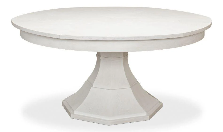 Giselle Jupe Dining Tbl Lg Working White - Remutear