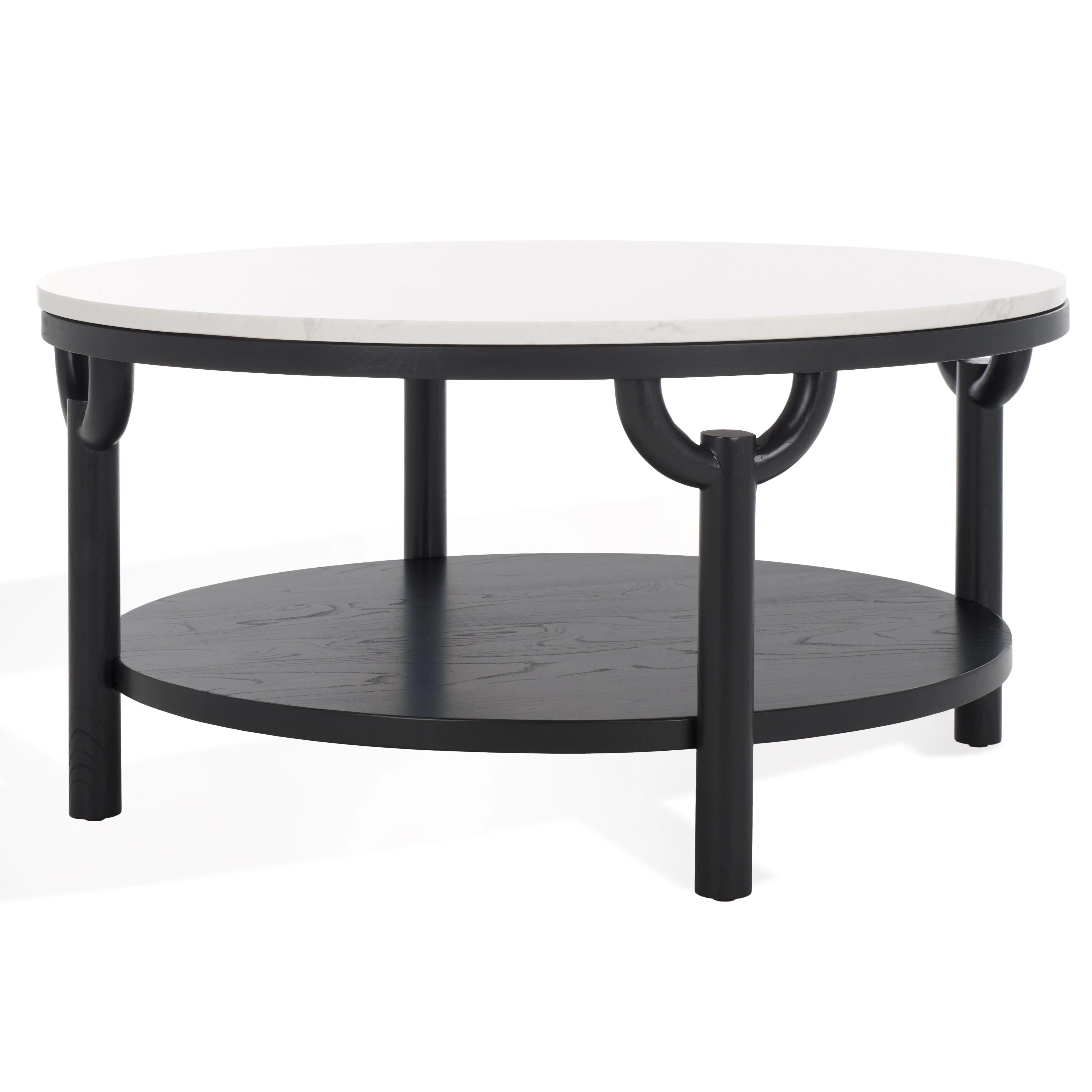 Puck Marble Top Coffee Table - Remutear