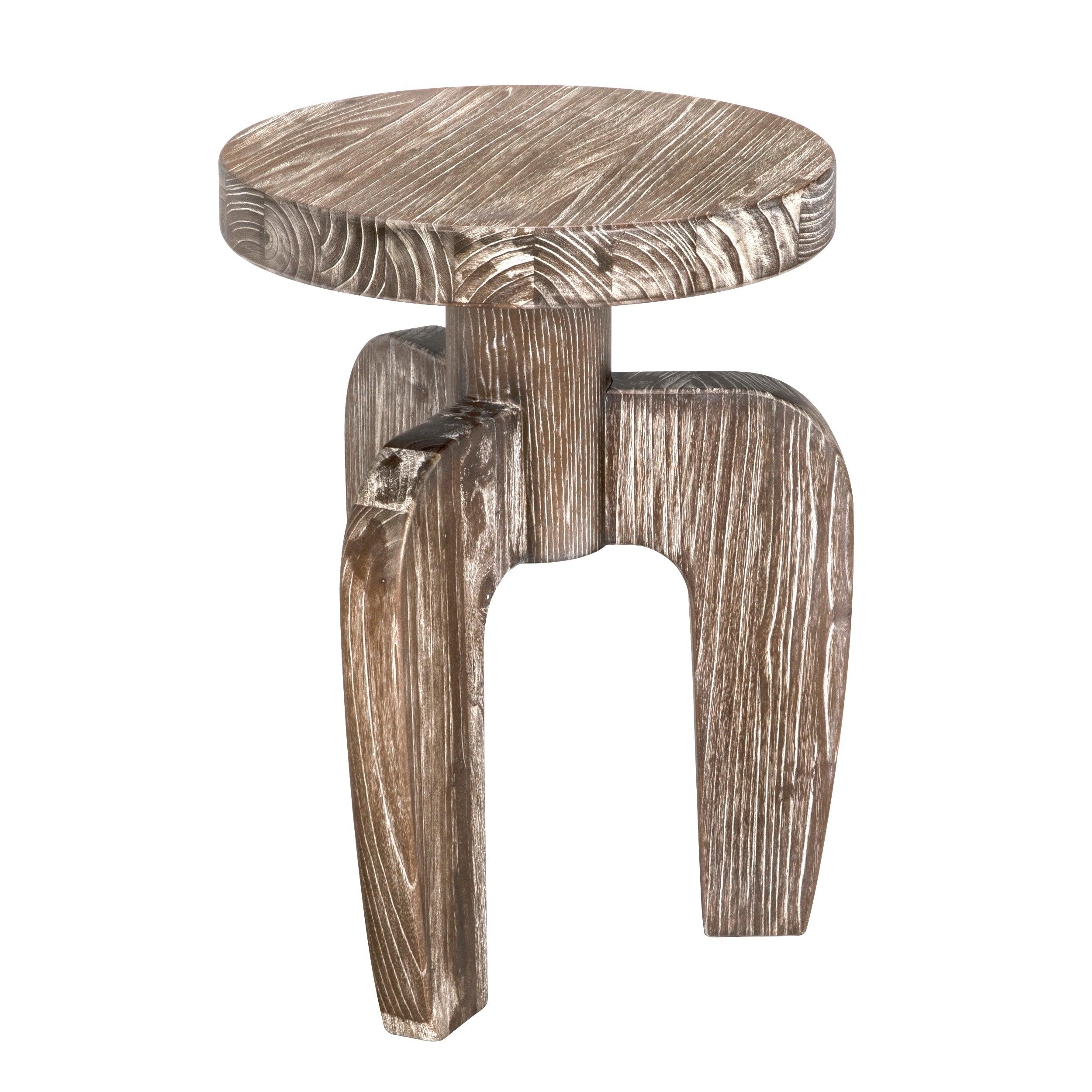 New Shizue Small Side Table, Distressed Mindi - Remutear