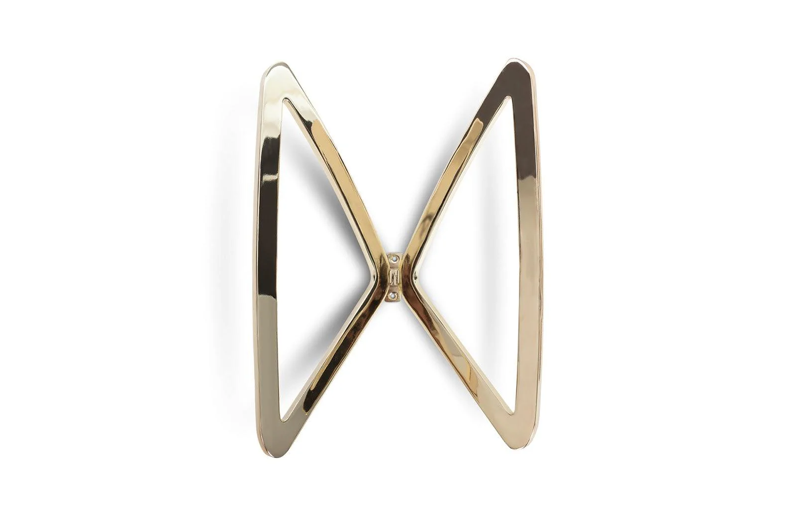 Butterfly Wall Art, Plated Brass Finish - Remutear