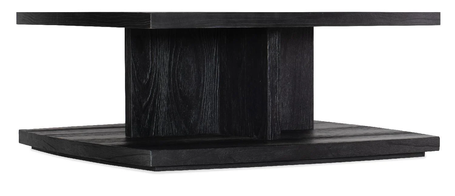 Linville Falls Shou Sugi Ban Square Cocktail Table - Remutear