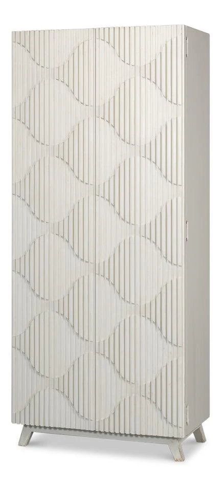 Lola Cupboard - Antique White - Remutear