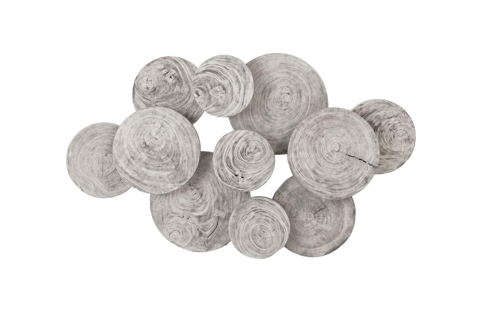 Clouds Wall Art, Gray Stone - Remutear