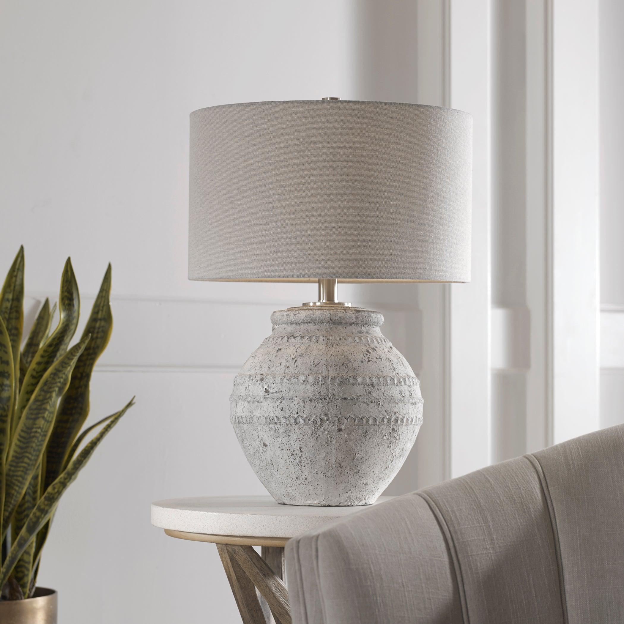 MONTSANT STONE TABLE LAMP - Remutear