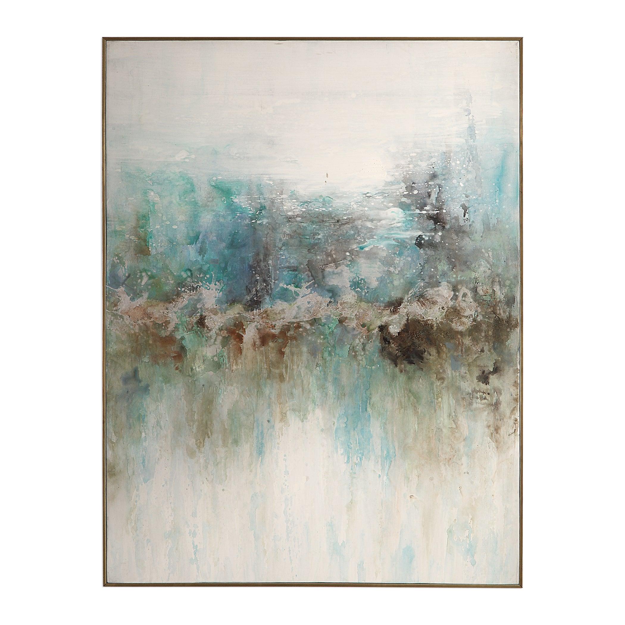 Mountain Top Abstract Art - Remutear