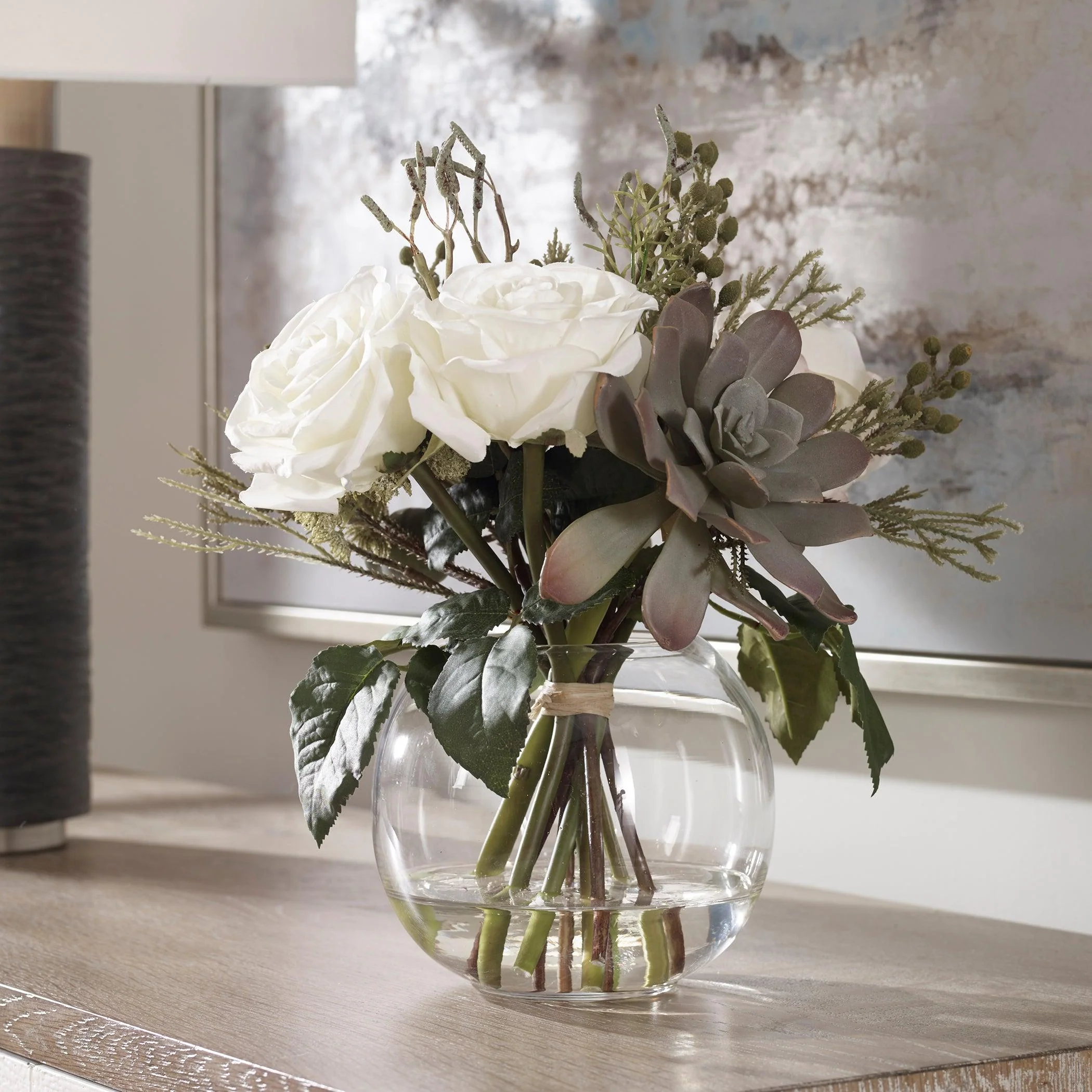 BELMONTE FLORAL BOUQUET & VASE - Remutear