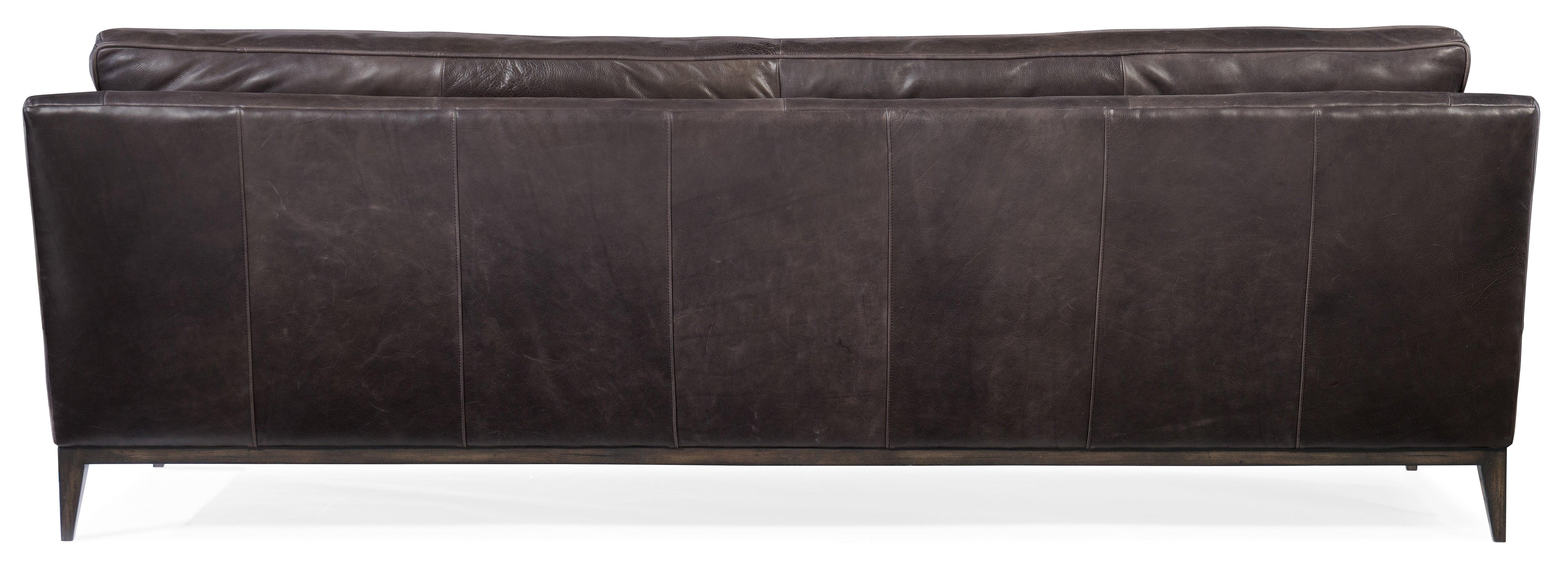 Kandor Leather Stationary Sofa - Remutear