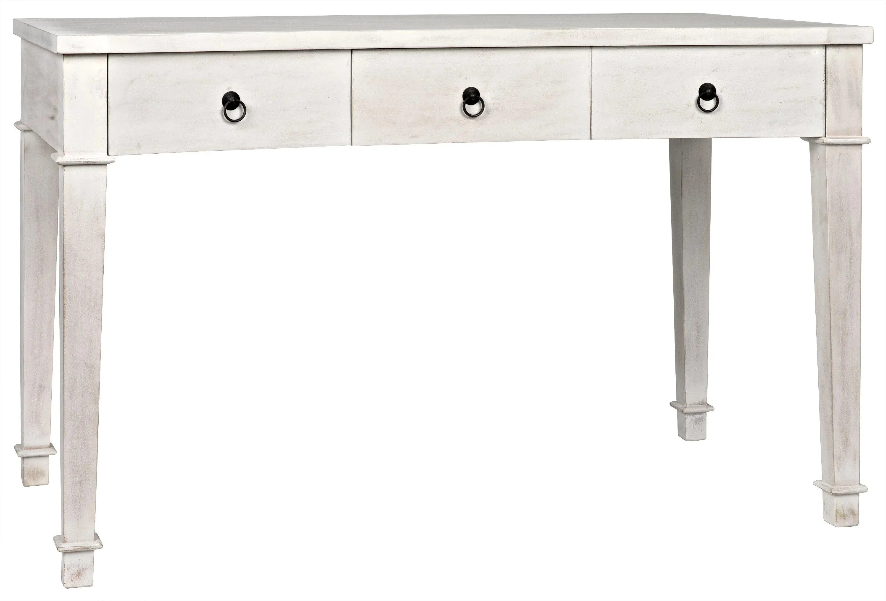 Curba Desk, White Wash - Remutear