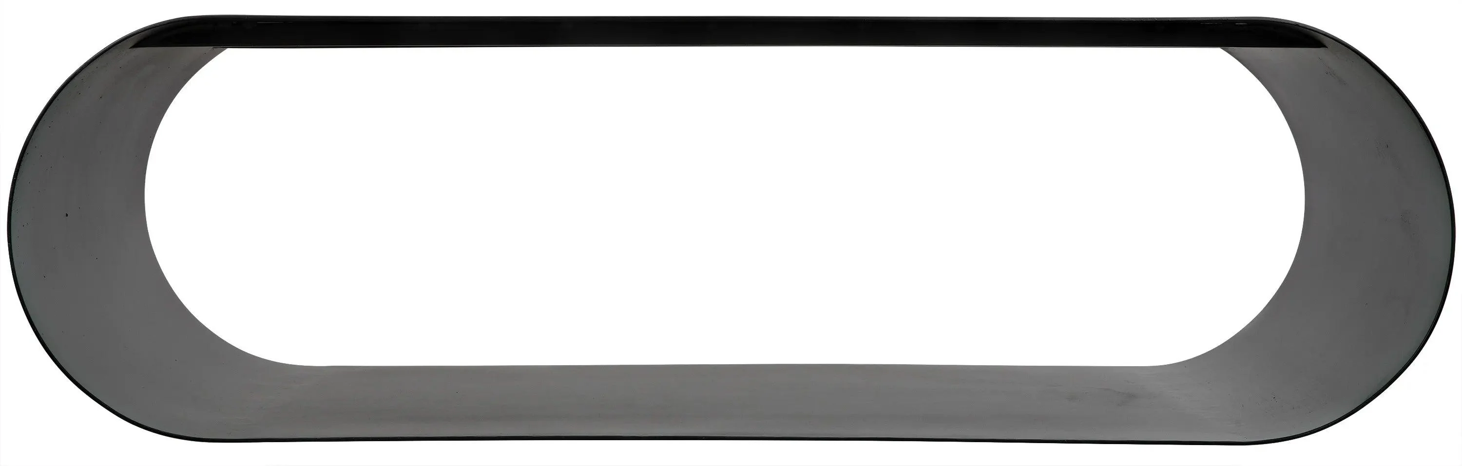 Hera Coffee Table, Black Steel - Remutear
