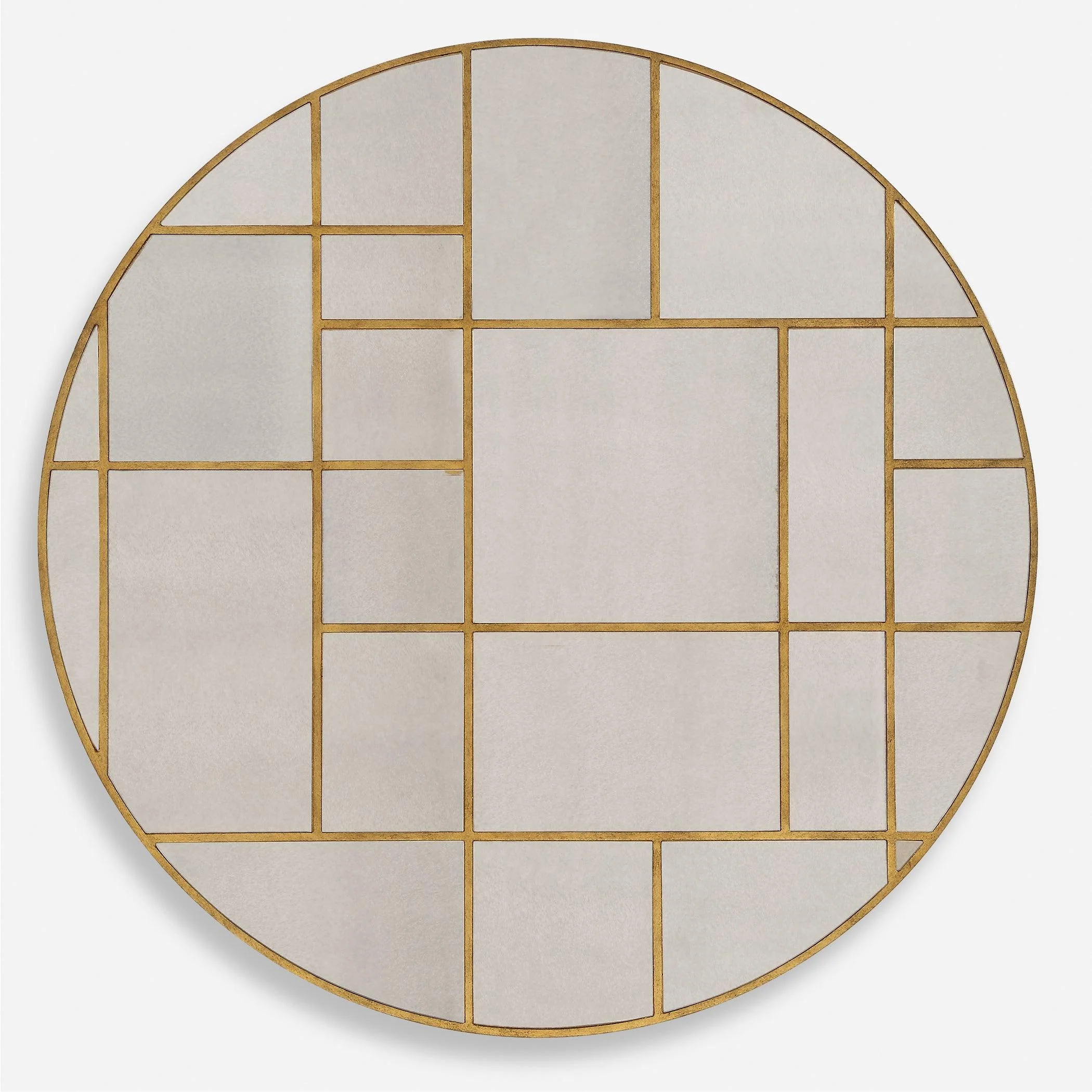 Geometric Round Mirror - Remutear