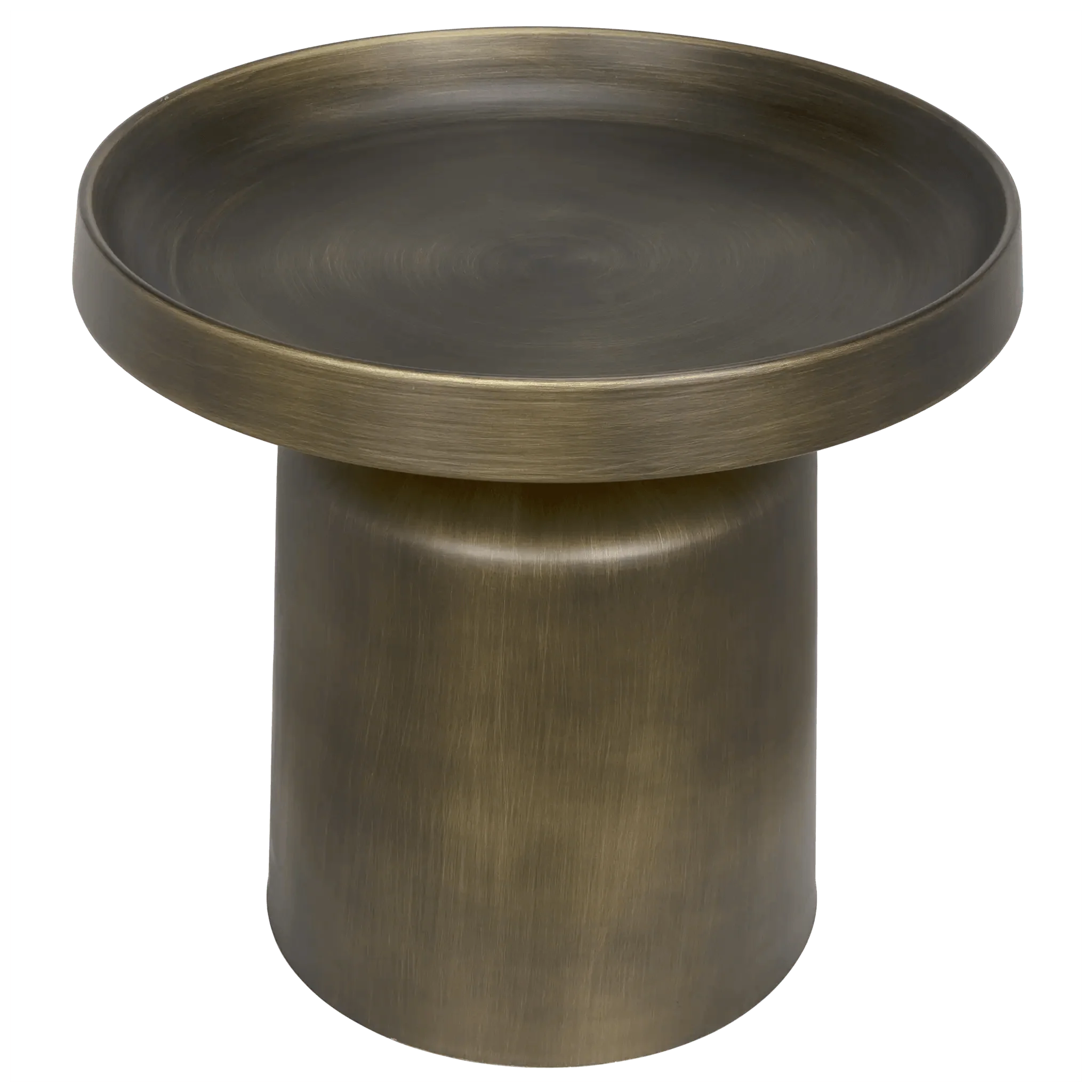 Lee Side Table, Aged Brass - Remutear