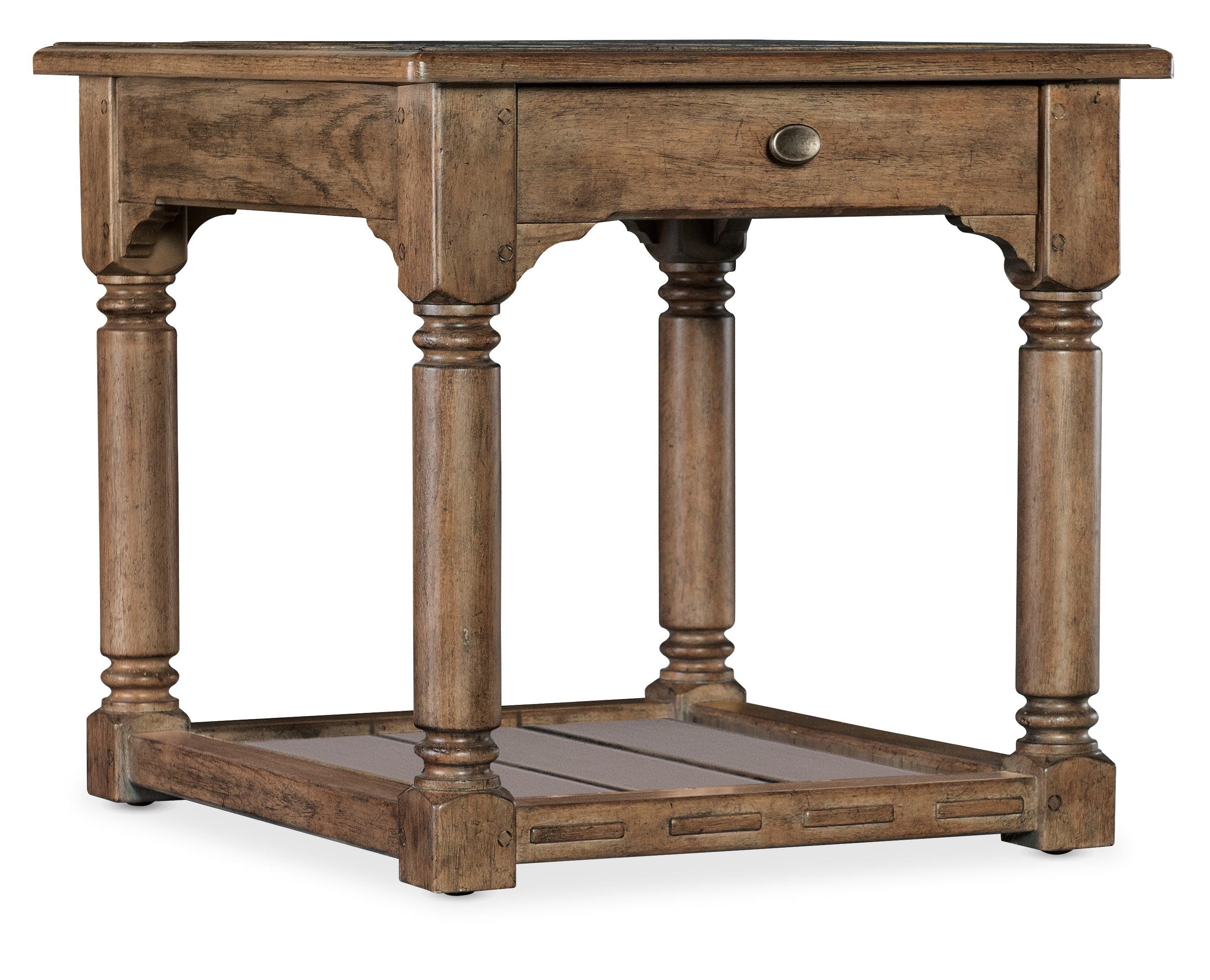 Americana End Table - Honey - Remutear