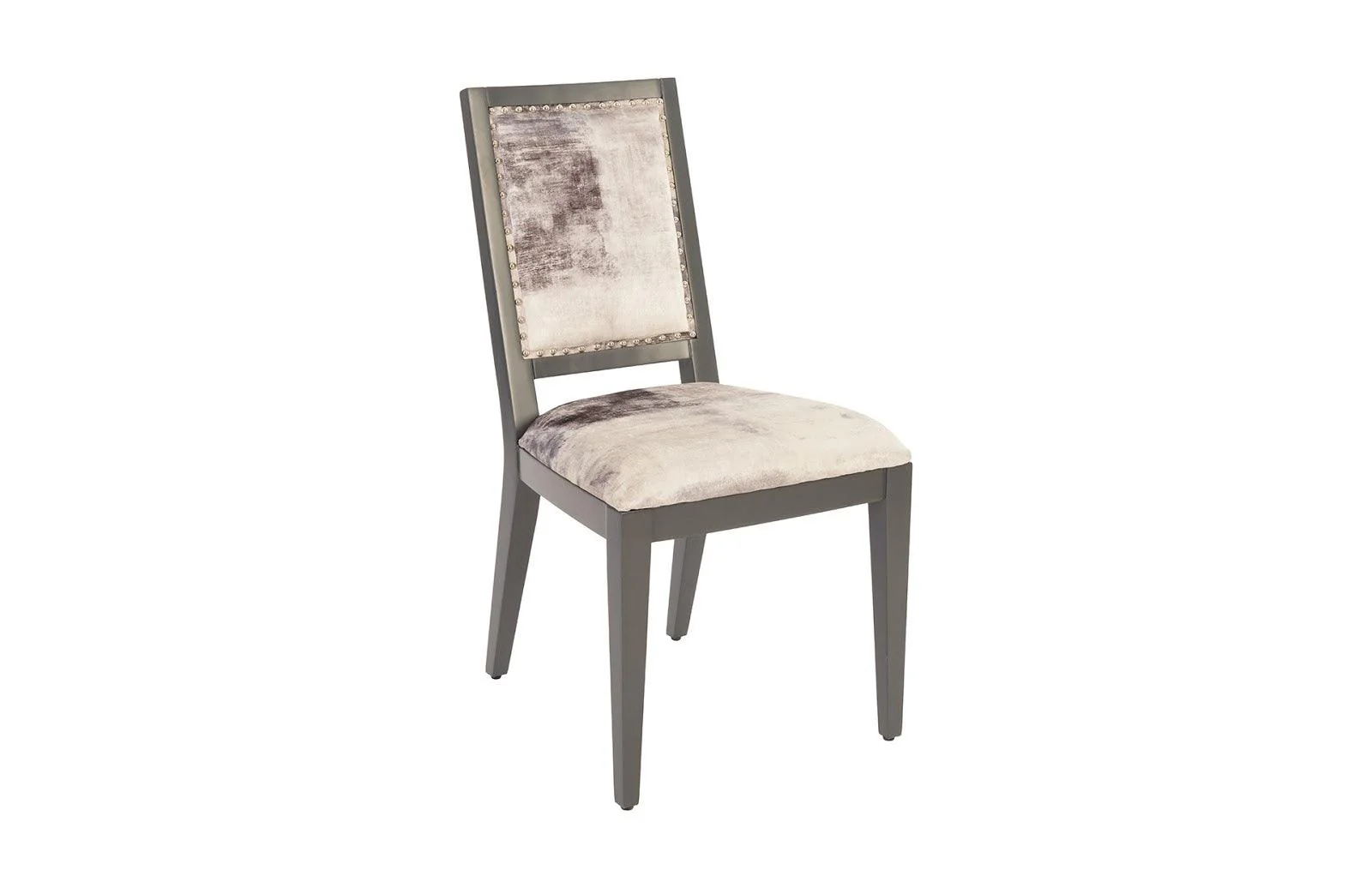 Mesmerize Dining Chair, Mist Gray, Gray Wooden Legs - Remutear