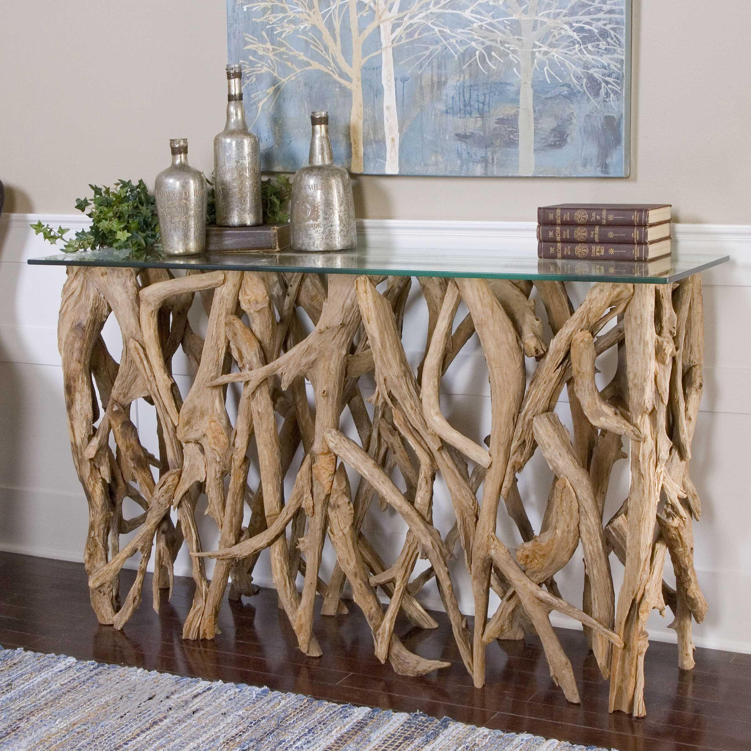 Teak Wood Console - Remutear