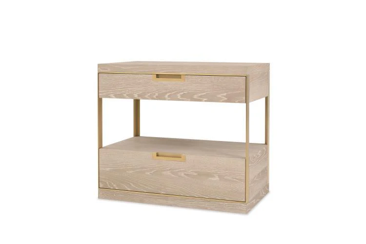 Cadence Two Drawer Nightstand - Remutear