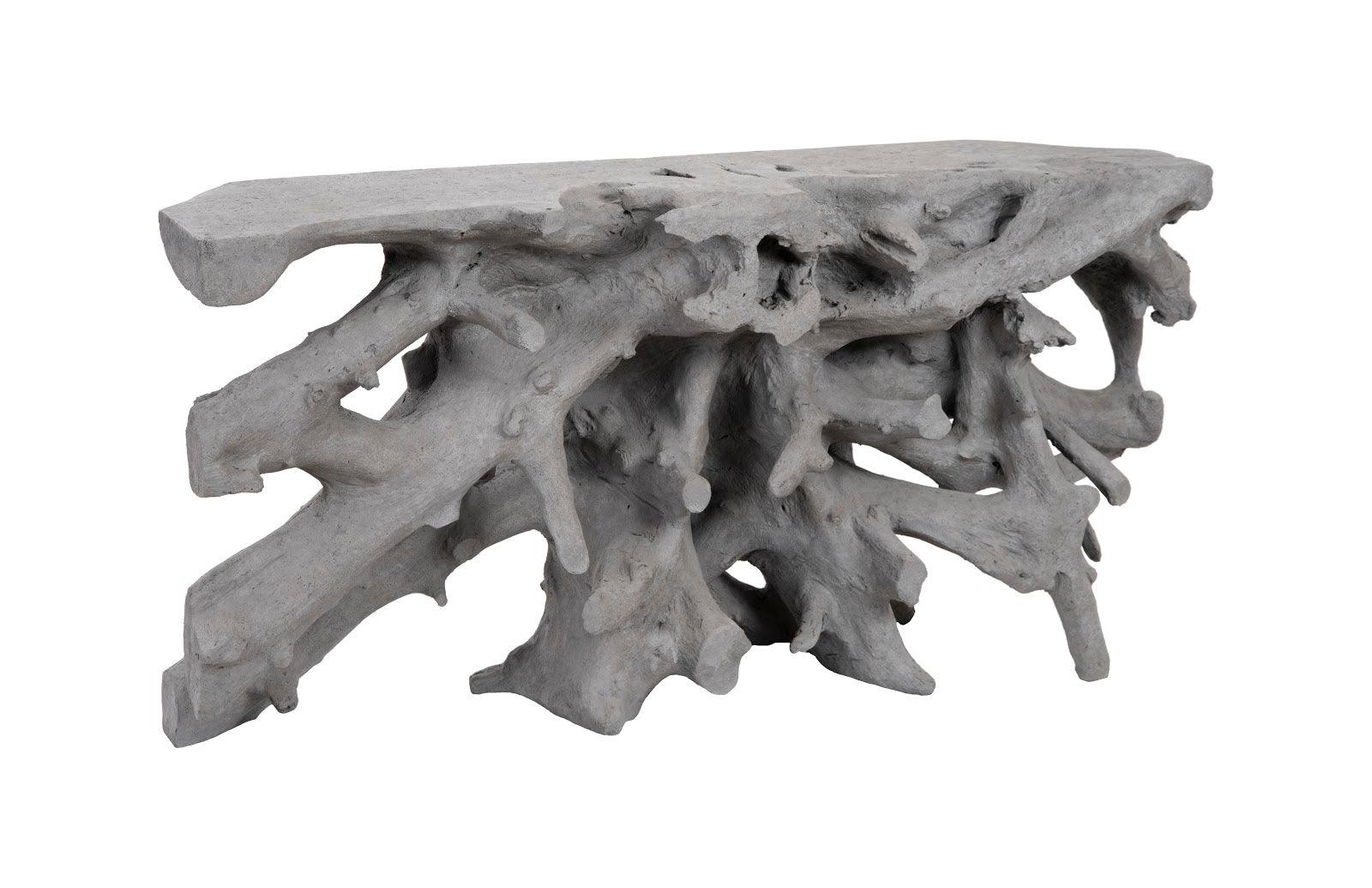 Cast Root Console, Charcoal Stone - Remutear