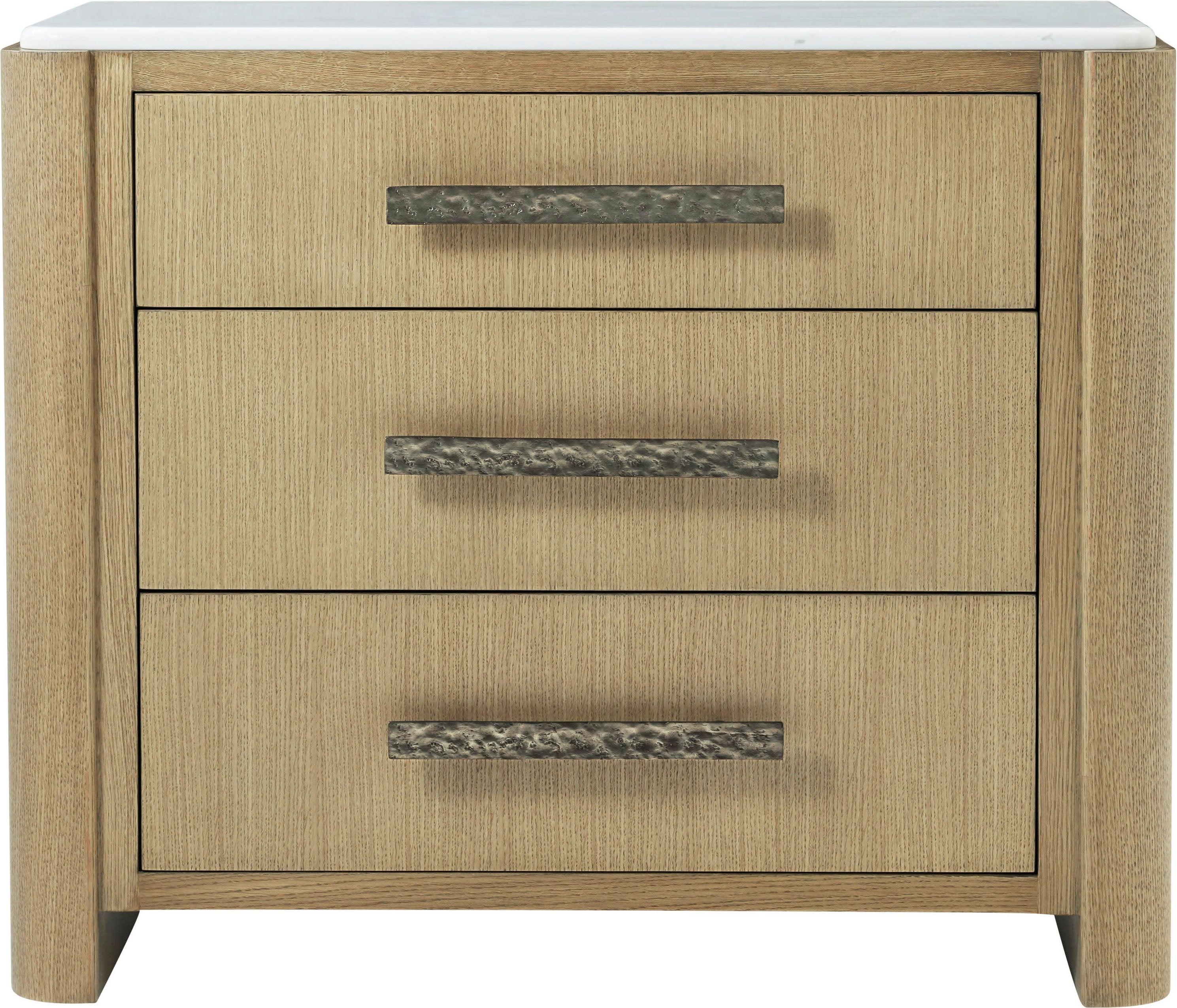 Essence Three Drawer Nightstand - Remutear