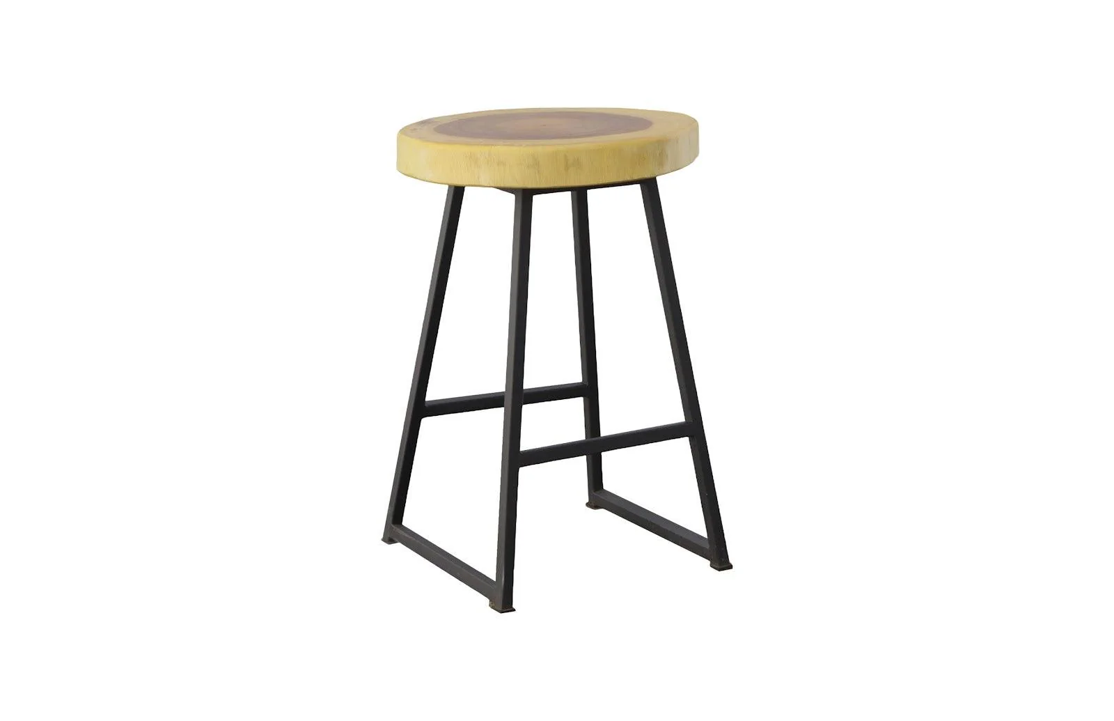 Chuleta Round Bar Stool, Natural - Remutear