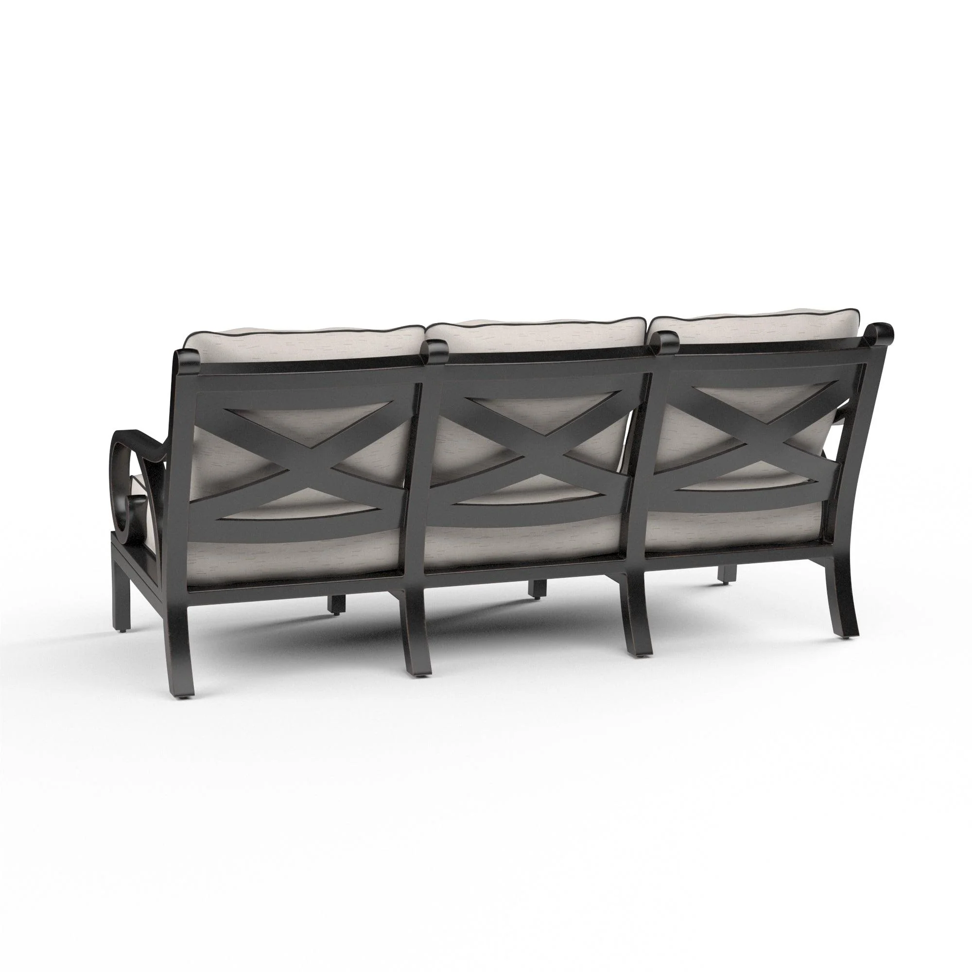 Monterey Sofa in Frequency Sand w/ Contrast Canvas Java Welt - Remutear