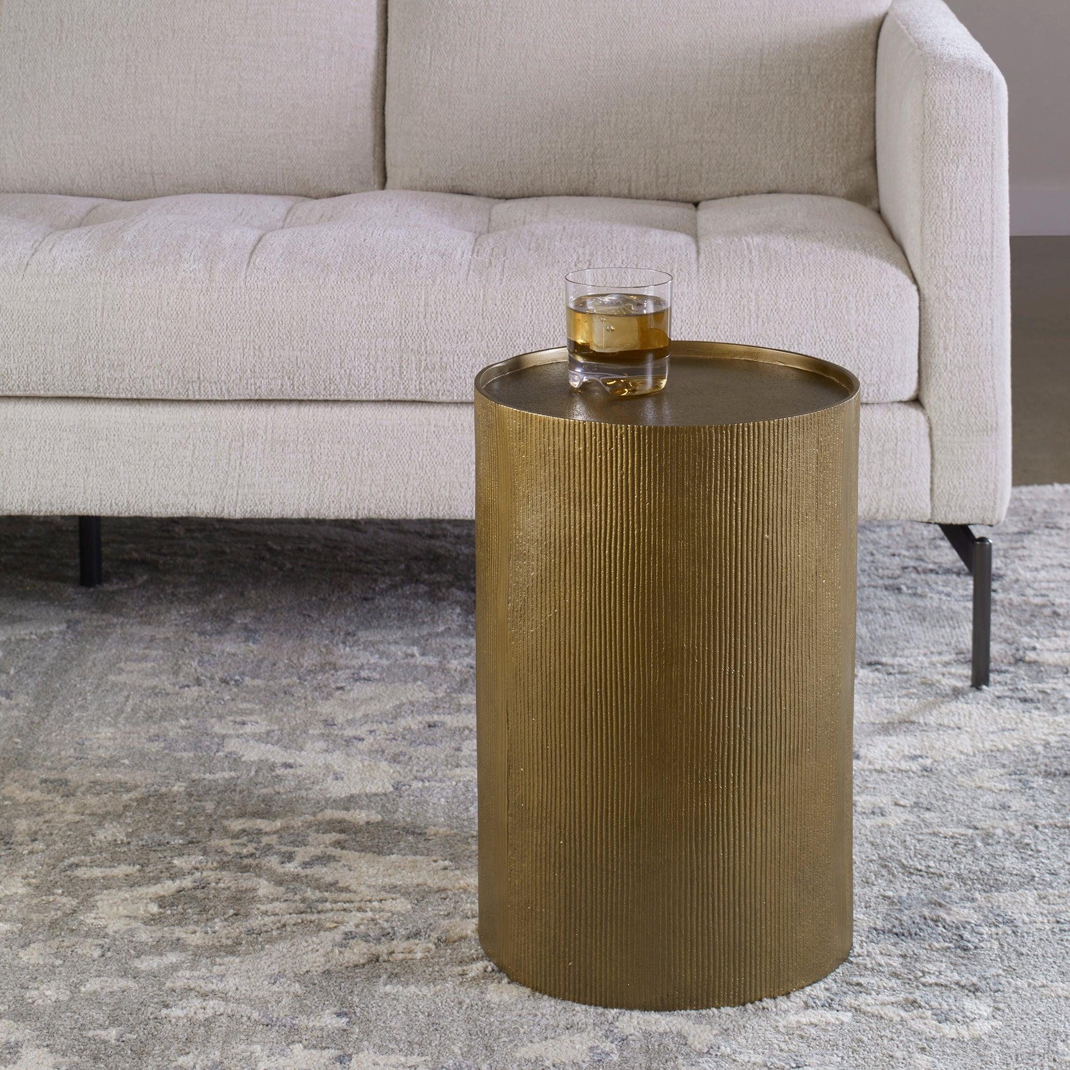 ADRINA DRUM ACCENT TABLE - Remutear