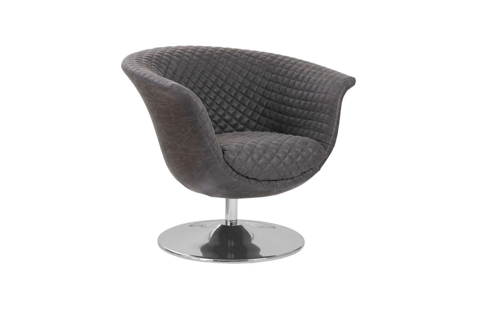 Autumn Swivel Chair, Vintage Dark Gray - Remutear