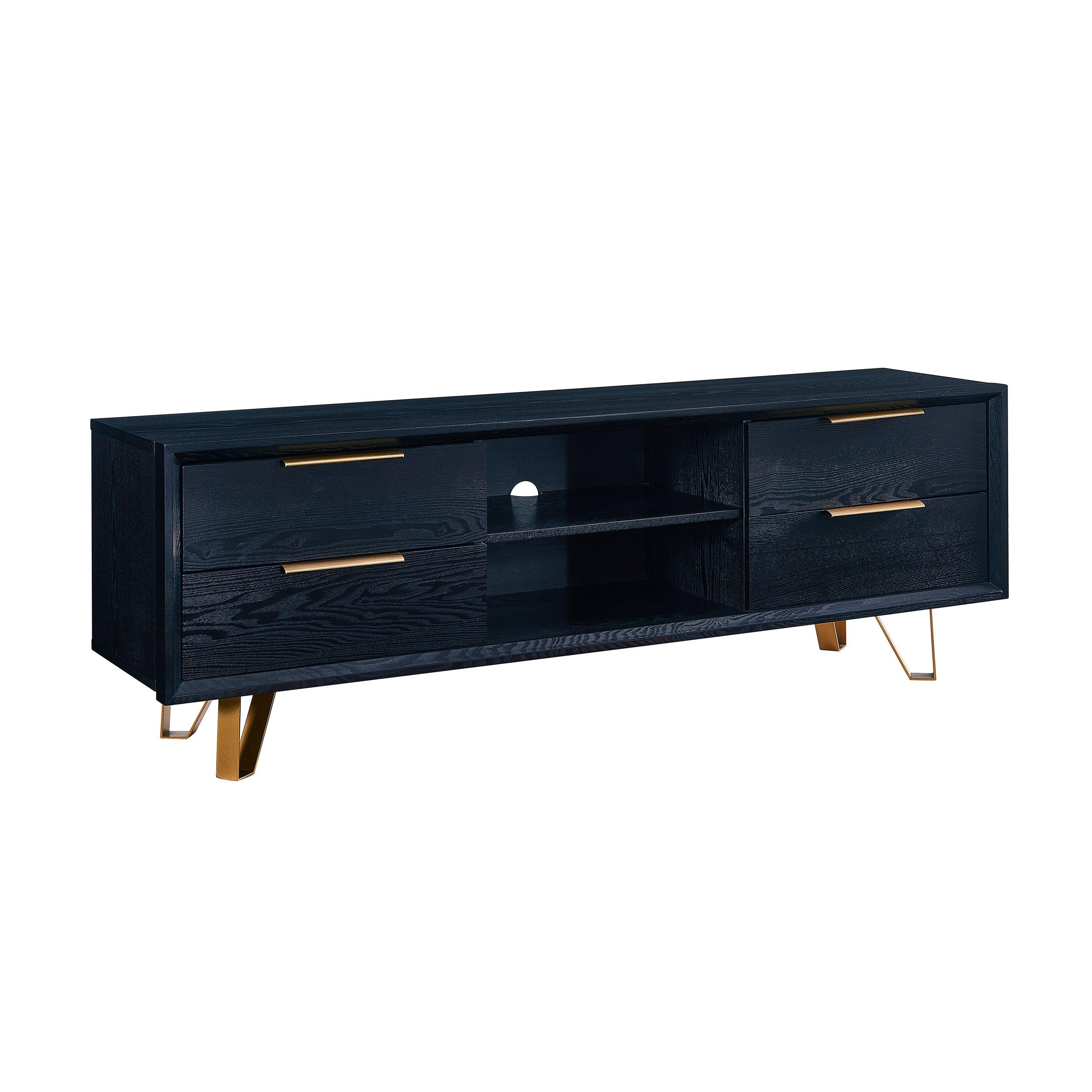 Malone Black Entertainment Console - Remutear