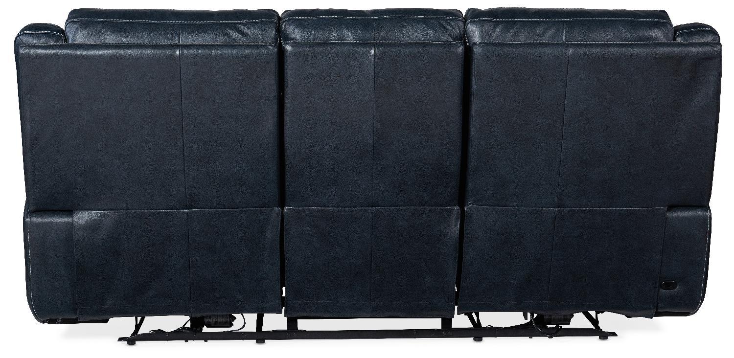 Montel Lay Flat Power Sofa with Power Headrest & Lumbar - Remutear