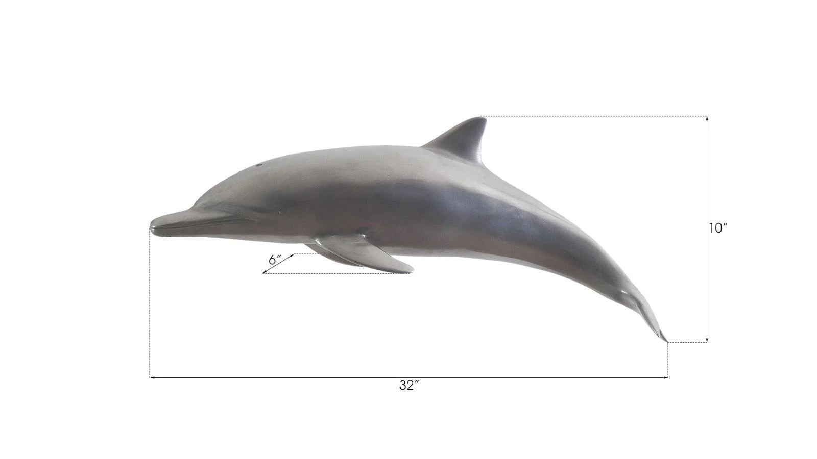 Dolphin, Polished Aluminum - Remutear