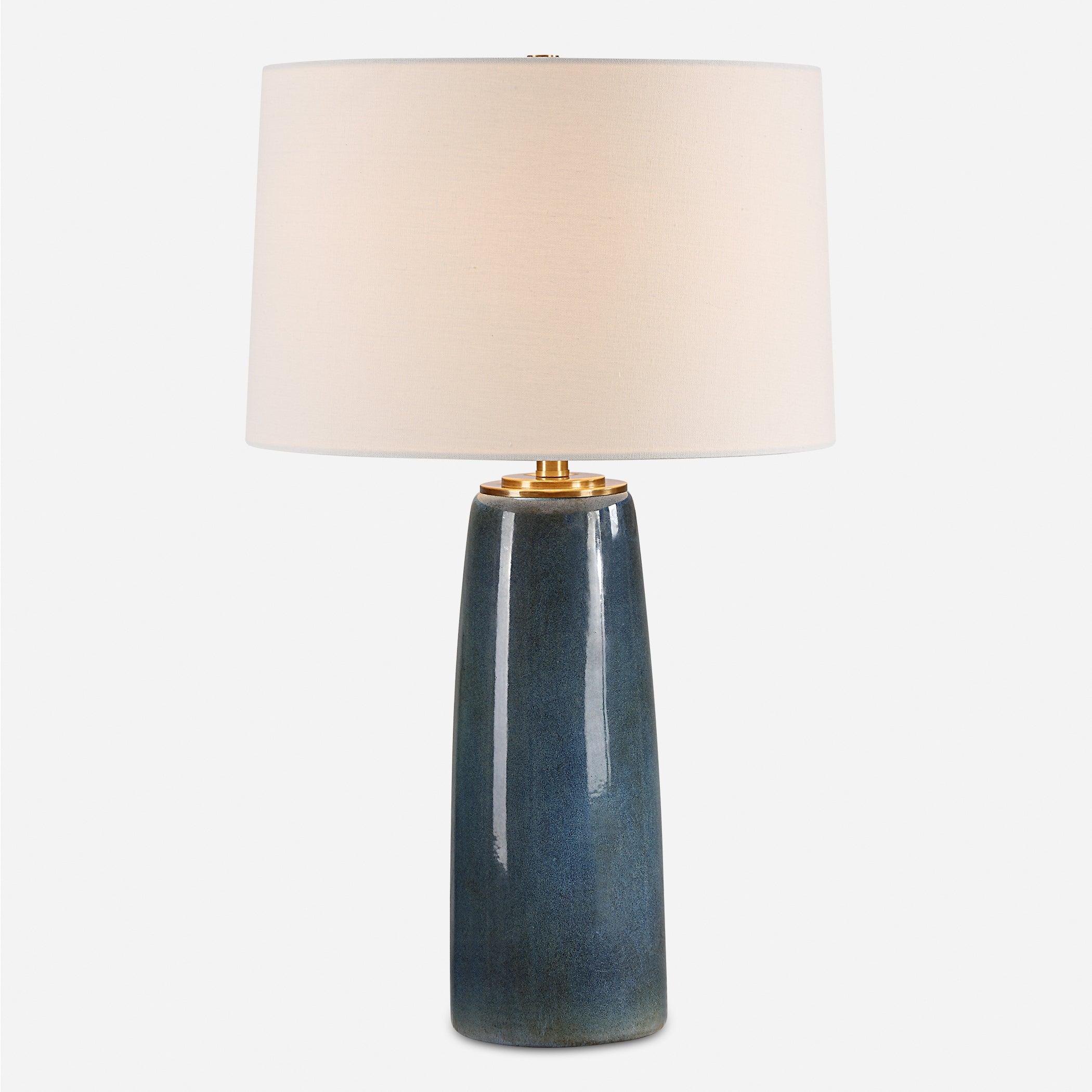 Submerged Deep Blue Table Lamp - Remutear
