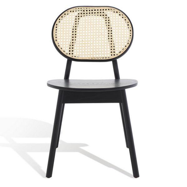 KRISTIANNA RATTAN BACK DINING CHAIR (SET OF 2) - Remutear