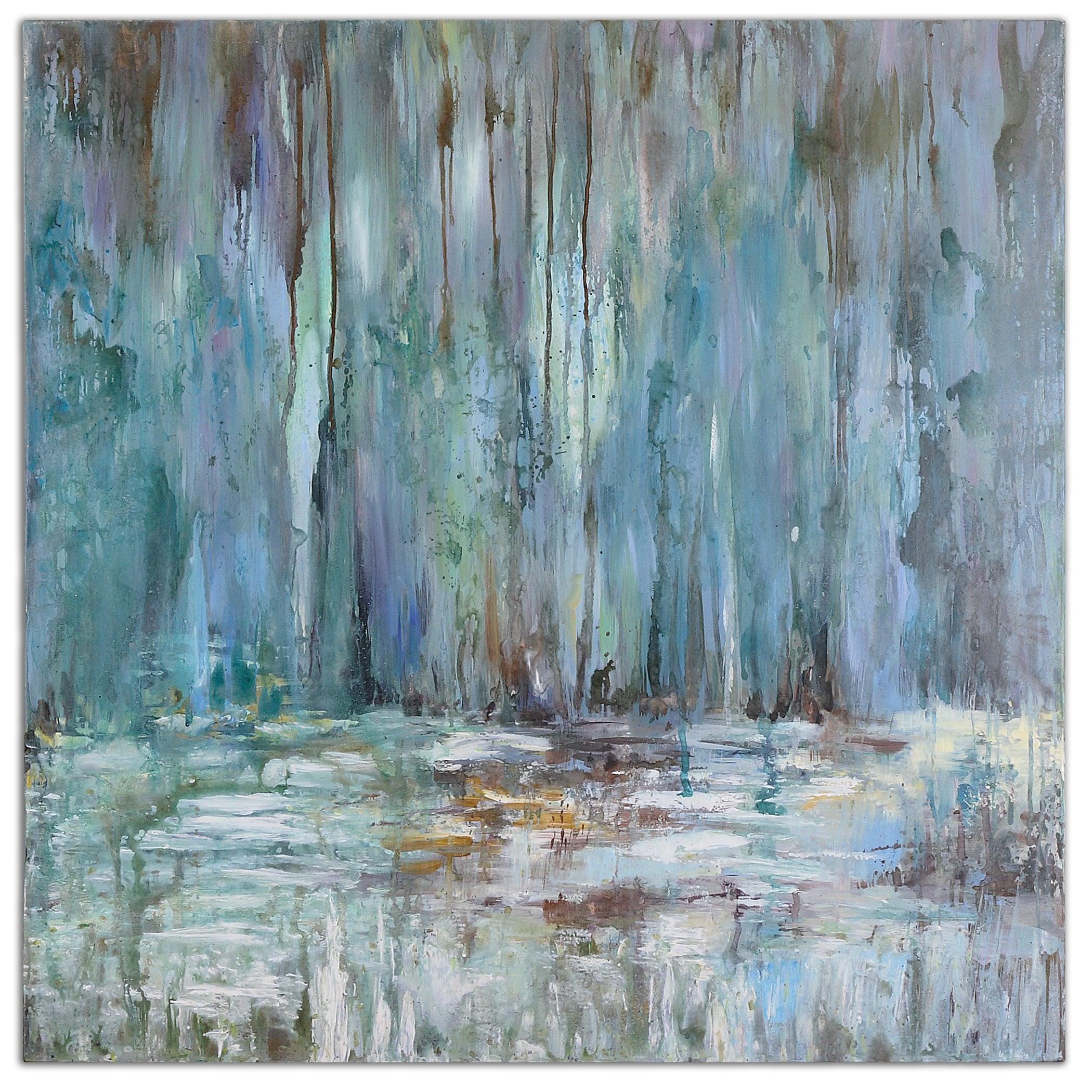 Blue Waterfall Art - Remutear