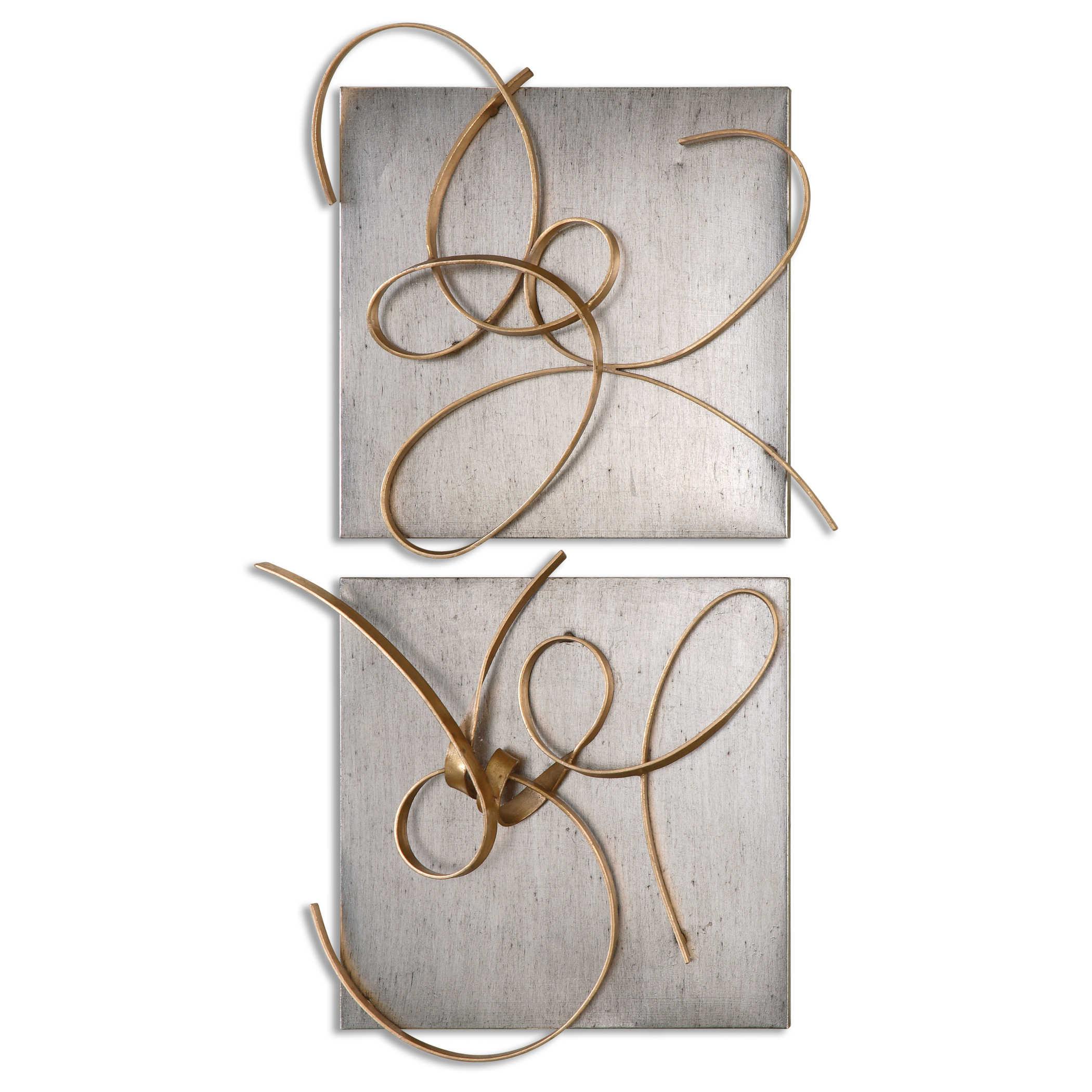 HARMONY METAL WALL ART, SET OF 2 - Remutear