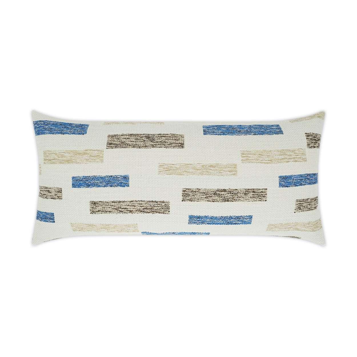 Outdoor Blockweave Lumbar Pillow - Remutear