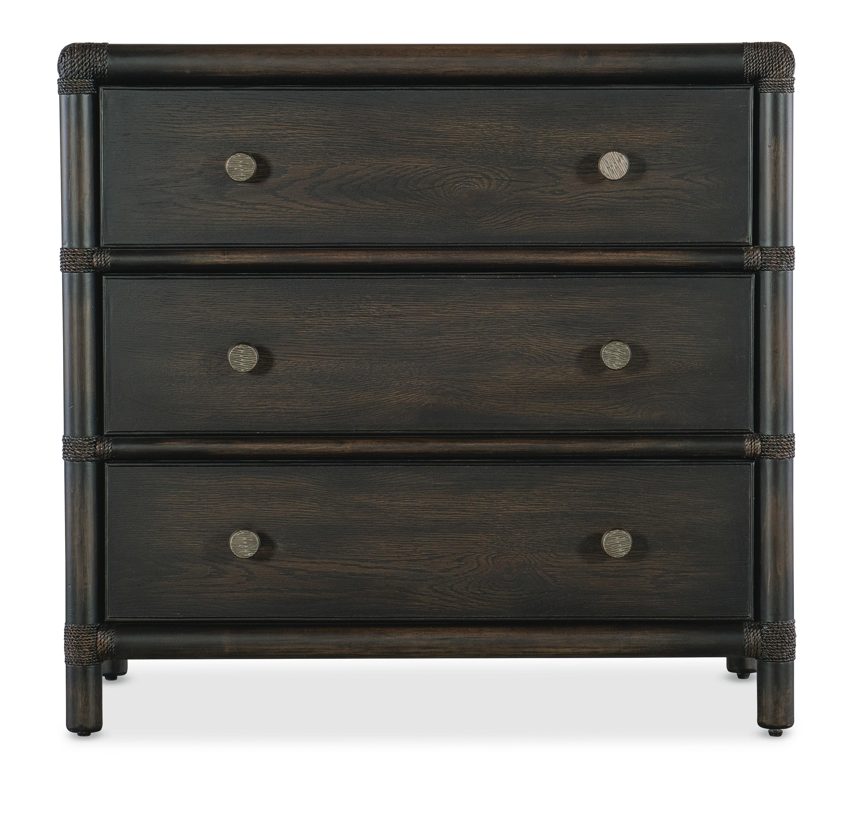 Retreat Pole Rattan Nightstand - Remutear