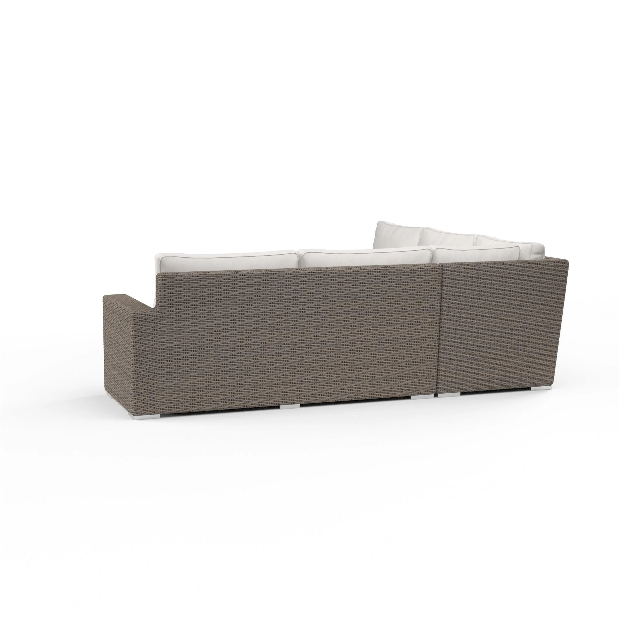 Coronado Sectional in Canvas Flax w/ Self Welt - Remutear