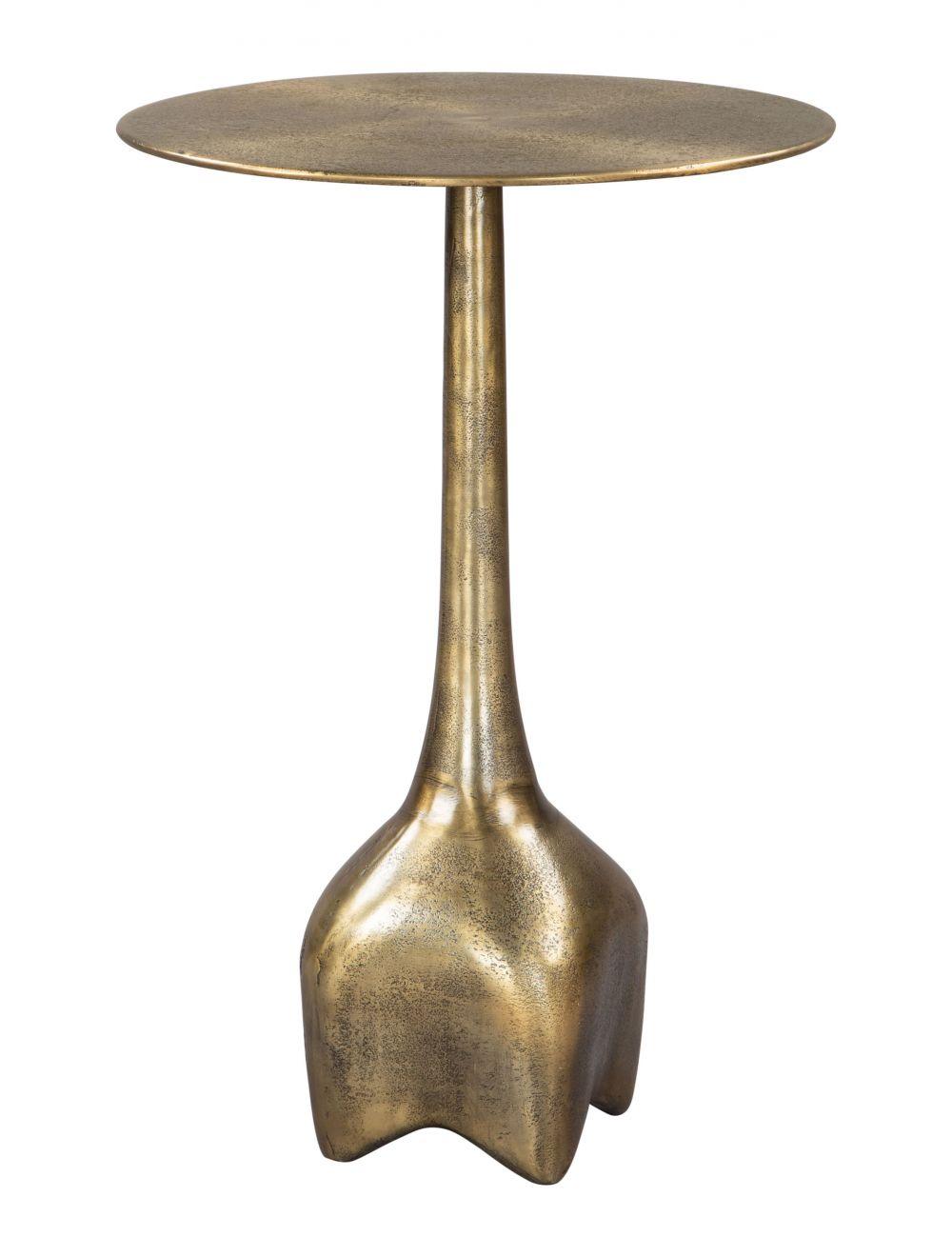 Lexi Side Table Antique Brass - Remutear