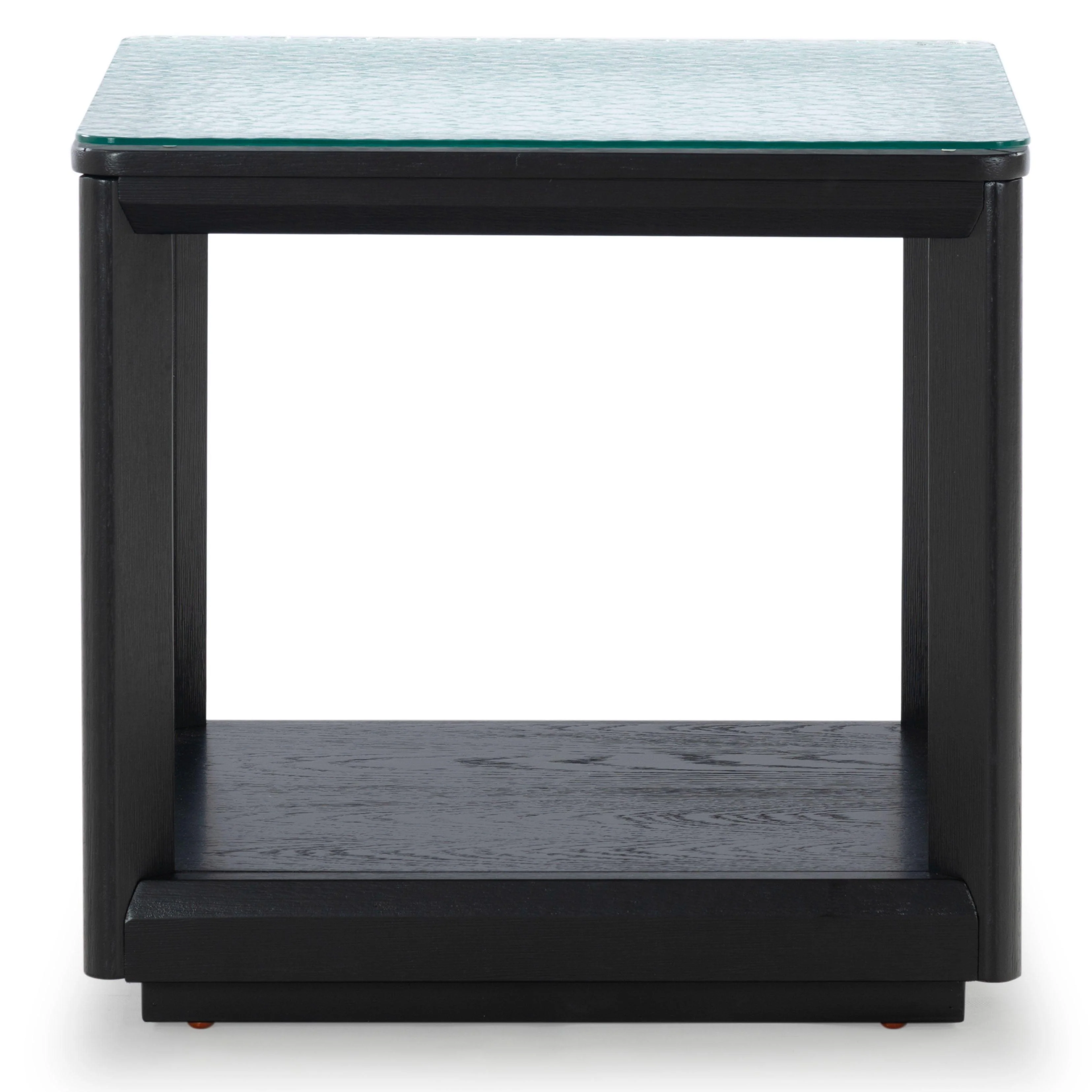 BENECARLO GLASS TOP ACCENT TABLE - Remutear