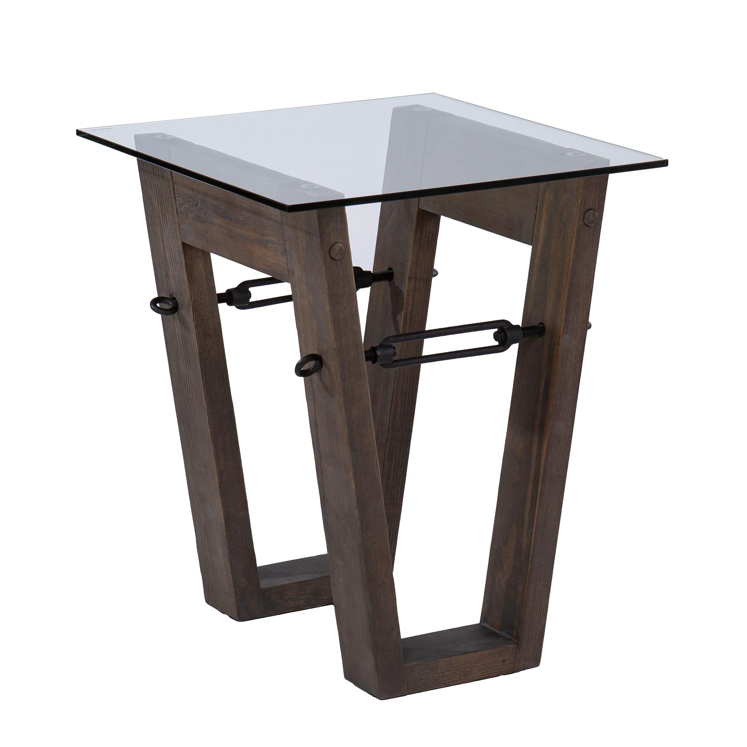 Garrinston Reclaimed Wood End Table - Remutear
