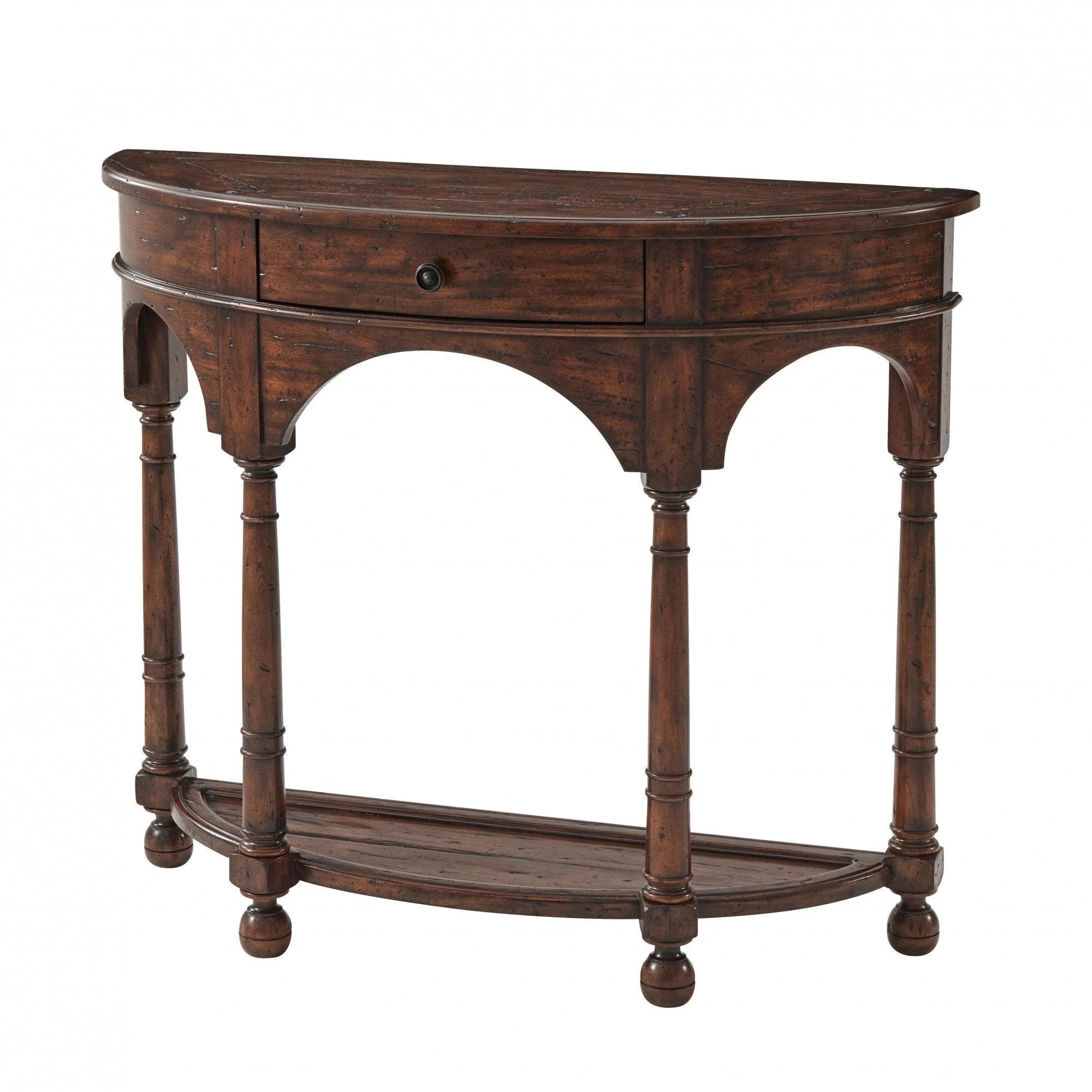 The Bowfront Country Console Table - Remutear