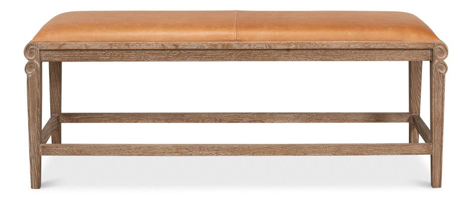 Smith Building Parlor Bench - Leather - Remutear
