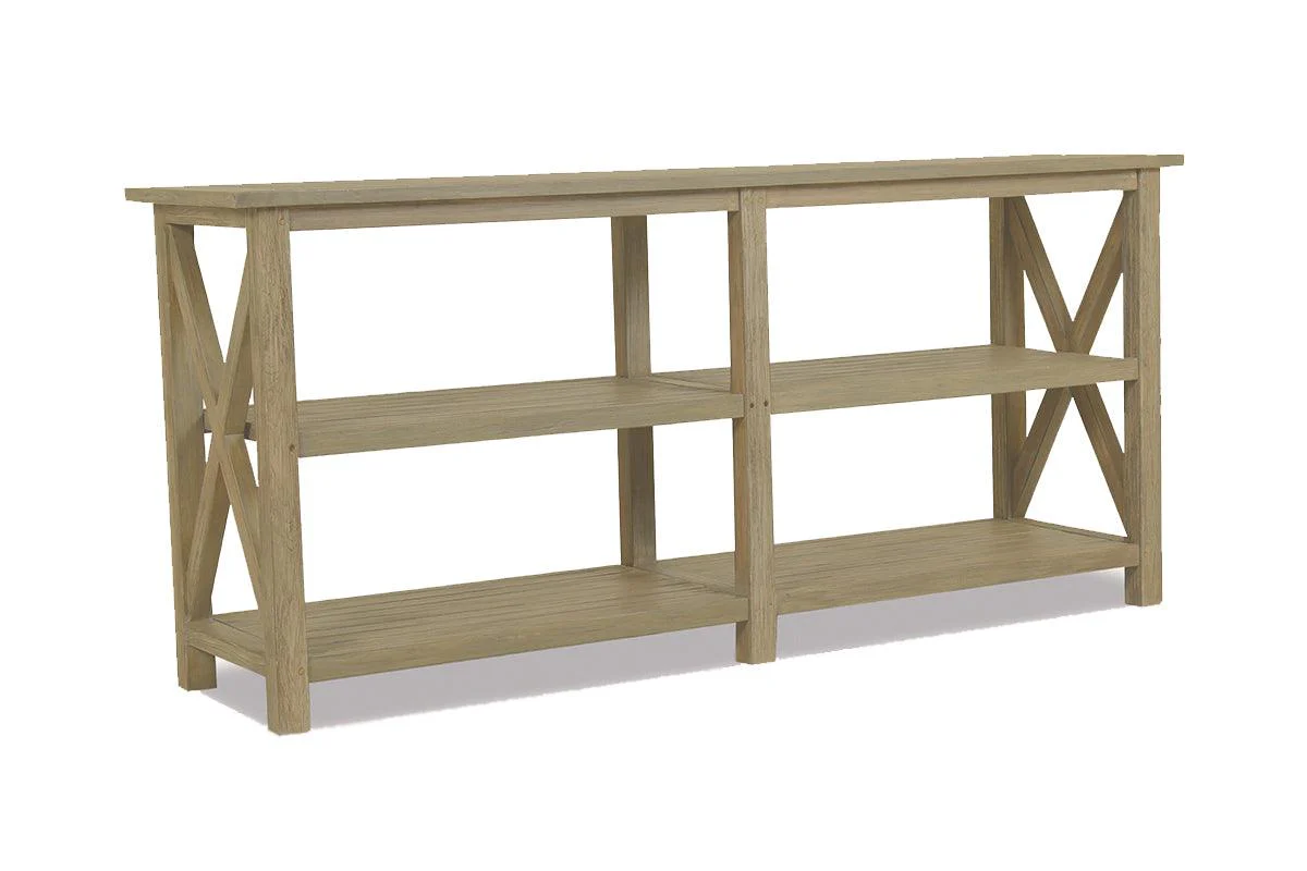 Coastal Teak X Console Table - Remutear