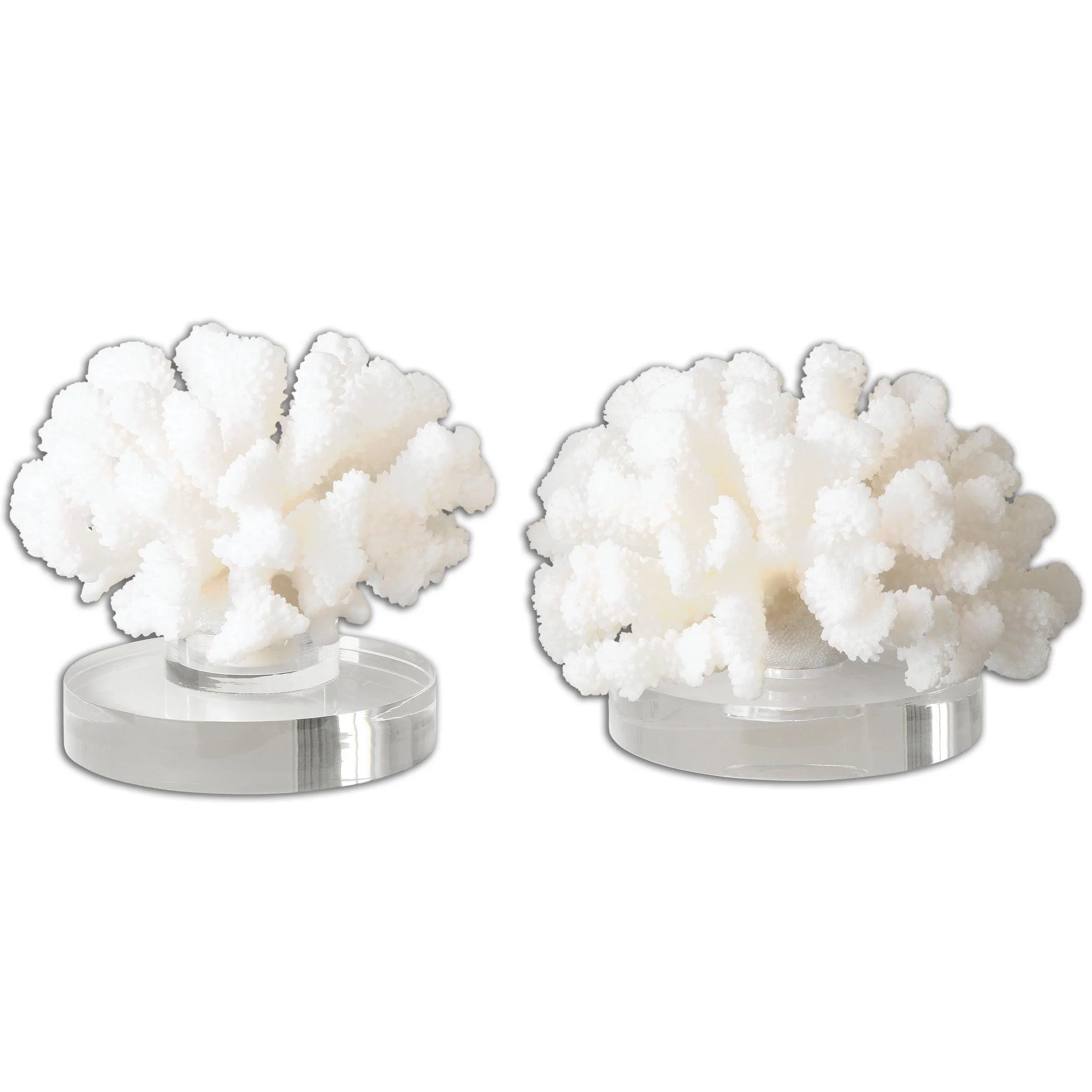 HARD CORAL SCULPTURES, SET OF 2 - Remutear