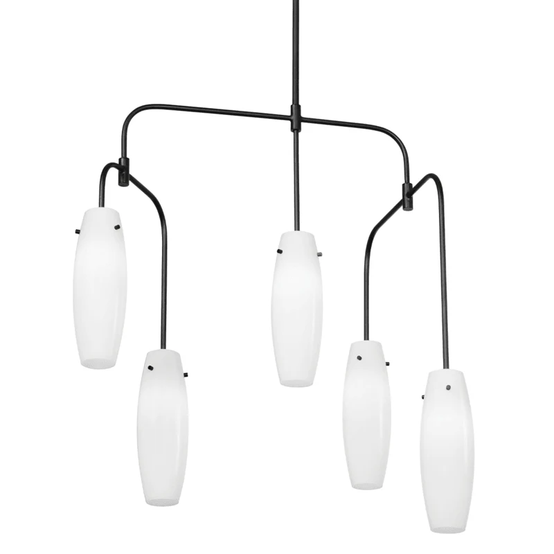 CYAN 5 LIGHT CHANDELIER - Remutear