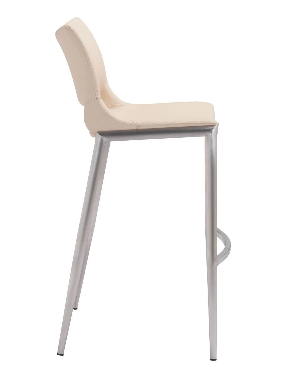 Ace Bar Chair (Set of 2) Light Pink & Silver - Remutear
