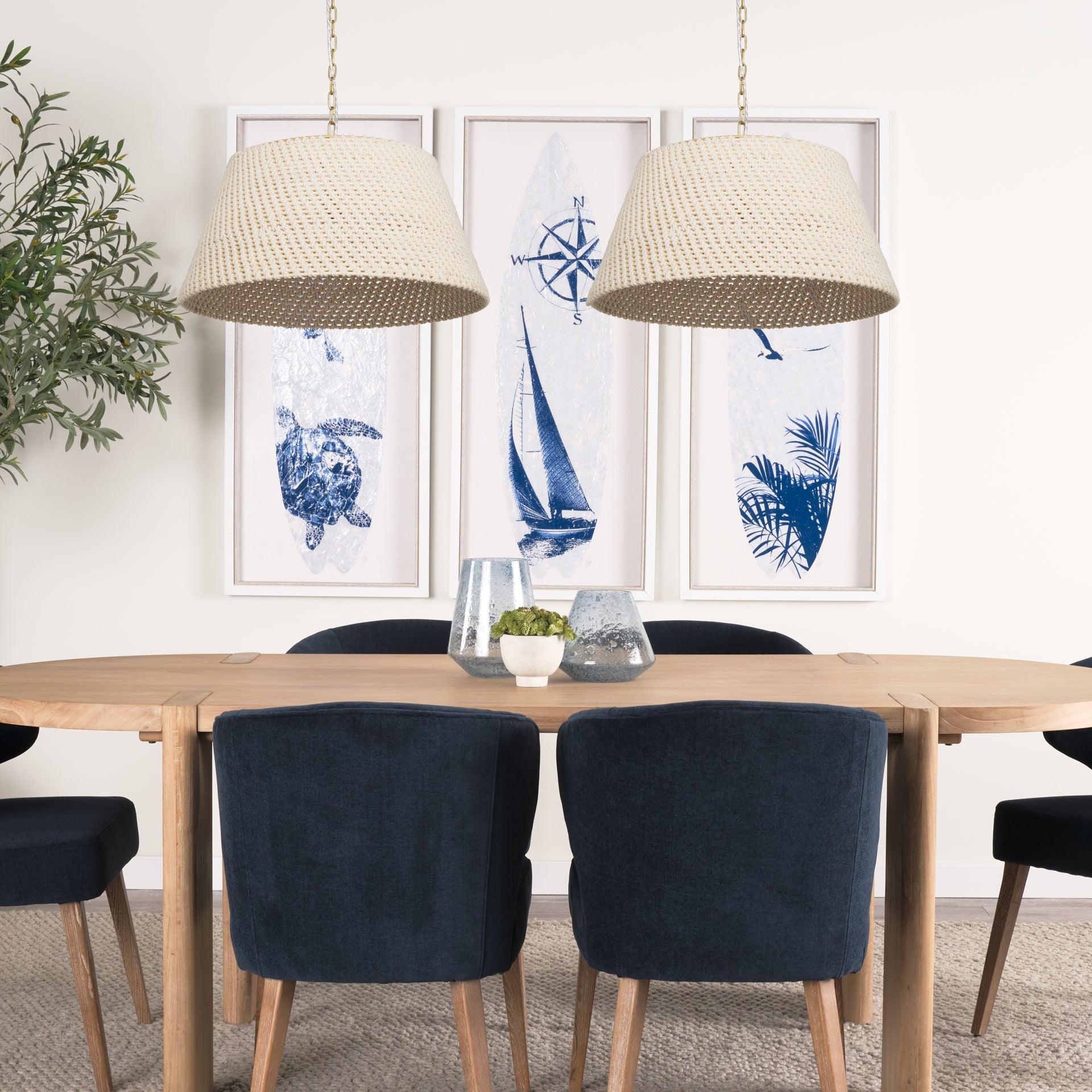 Tosha 1-Light Drum Pendant - Remutear