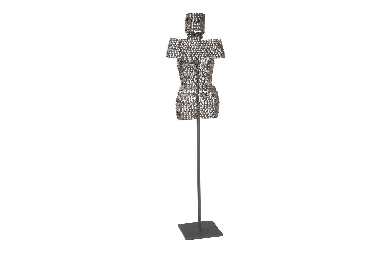 Chain Bust Sculpture on Stand - Remutear